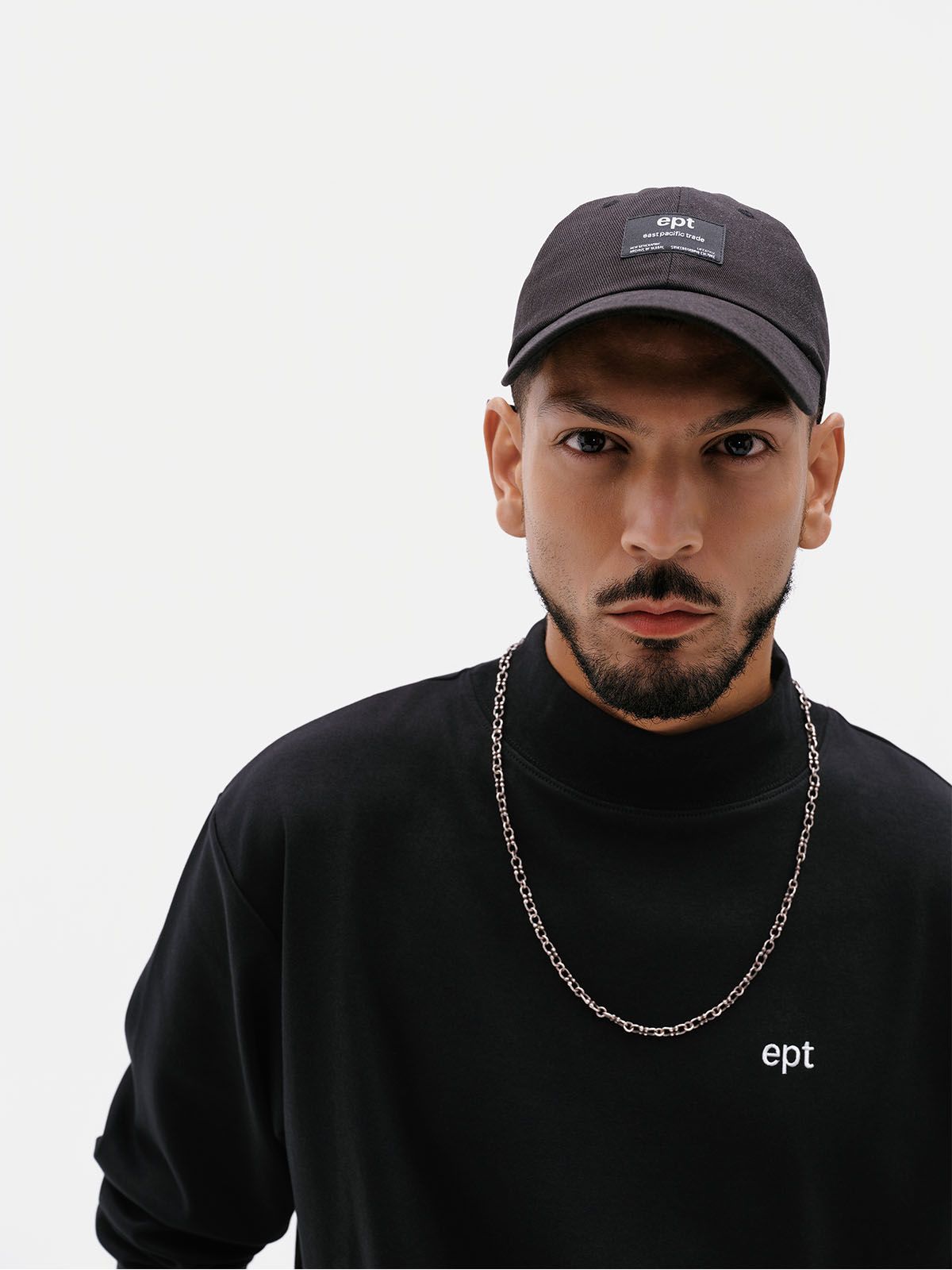 이피티(EPT) POINT LABEL CAP (BLACK)
