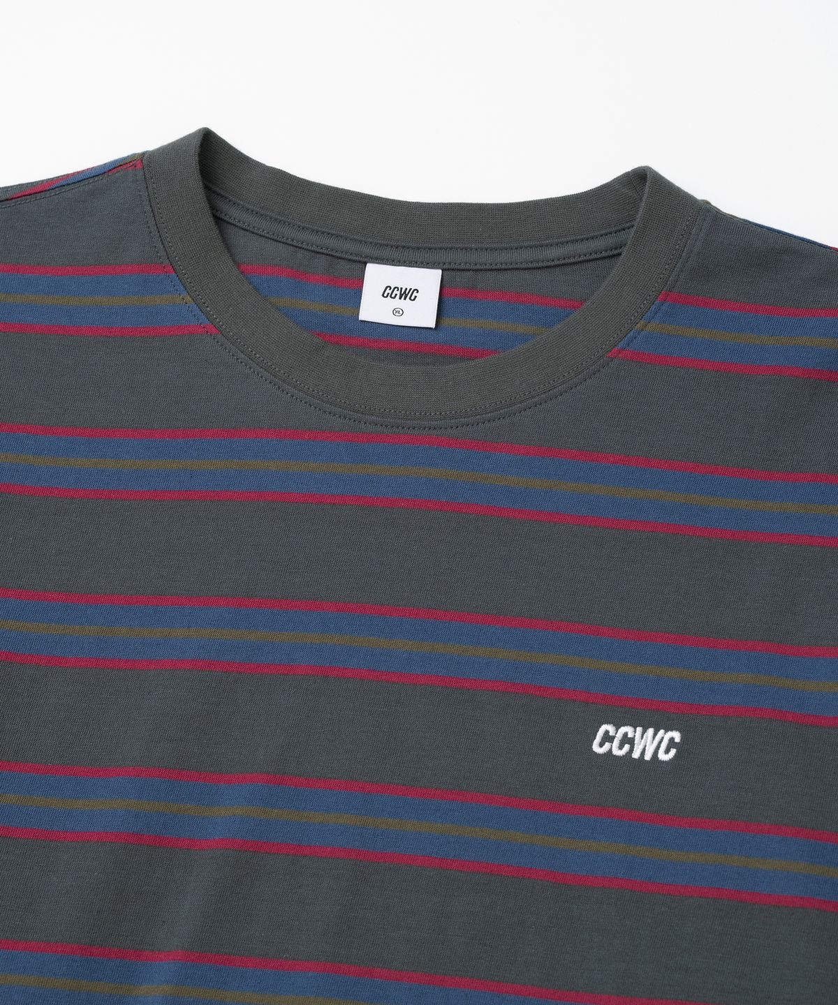 씨씨더블유씨(CCWC) STRIPE LS TEE GREY - 사이즈 & 후기 | 무신사