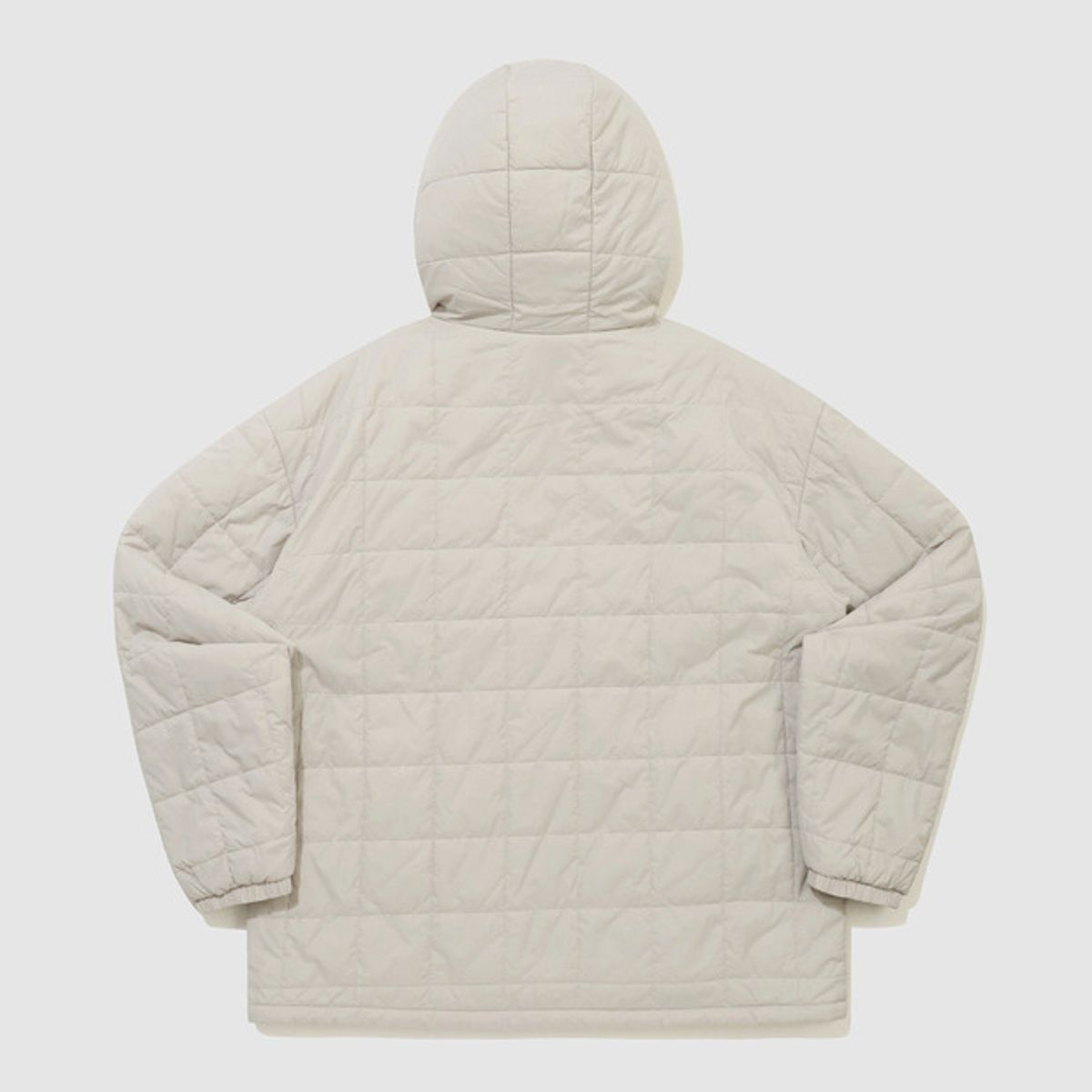 엄브로(UMBRO) 멜로우 퀼티드 패딩 후드아노락 베이지 UQ423CWTO1