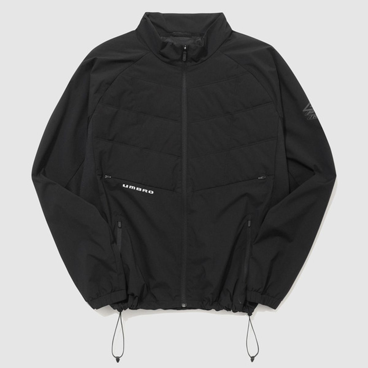 엄브로(UMBRO) PTR 하이브리드 패딩 자켓 블랙 UQ421SPJO2