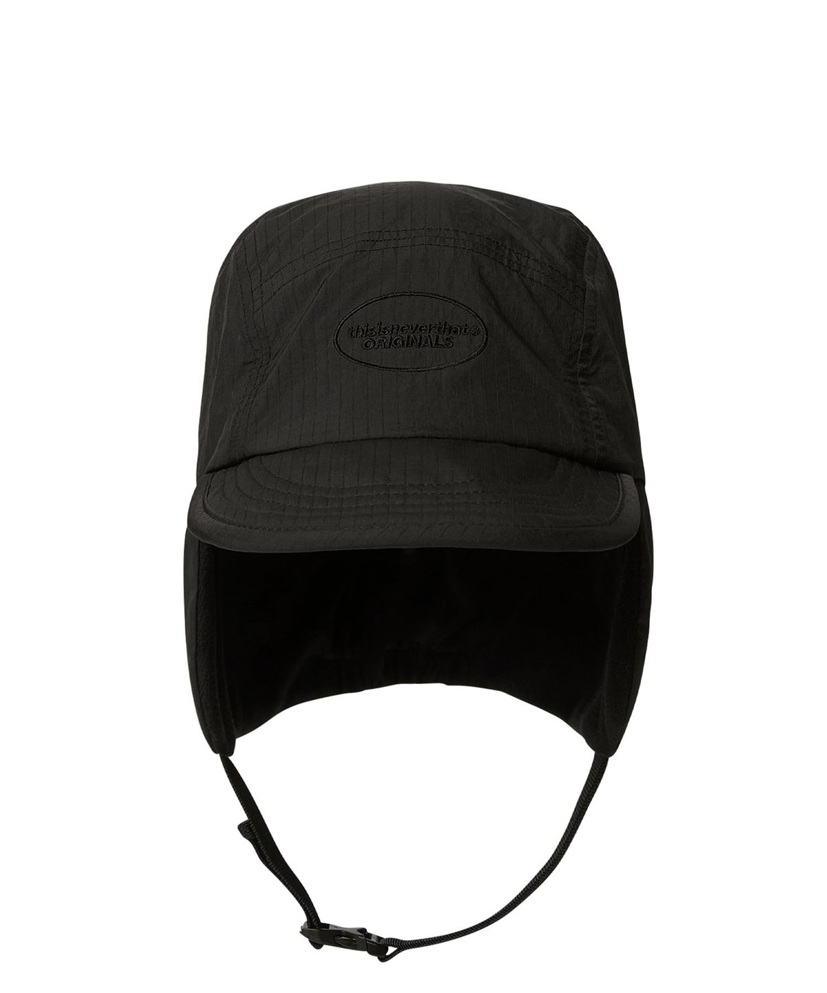 디스이즈네버댓(THISISNEVERTHAT) Earflap Duckbill Cap Black