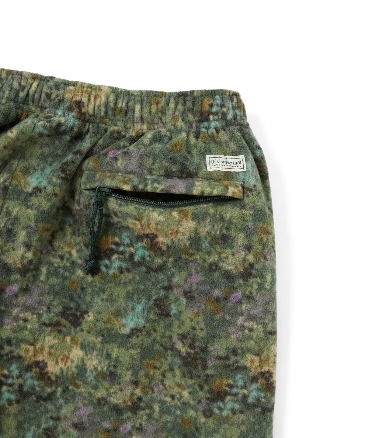 디스이즈네버댓(THISISNEVERTHAT) Fleece Pant Floral Olive