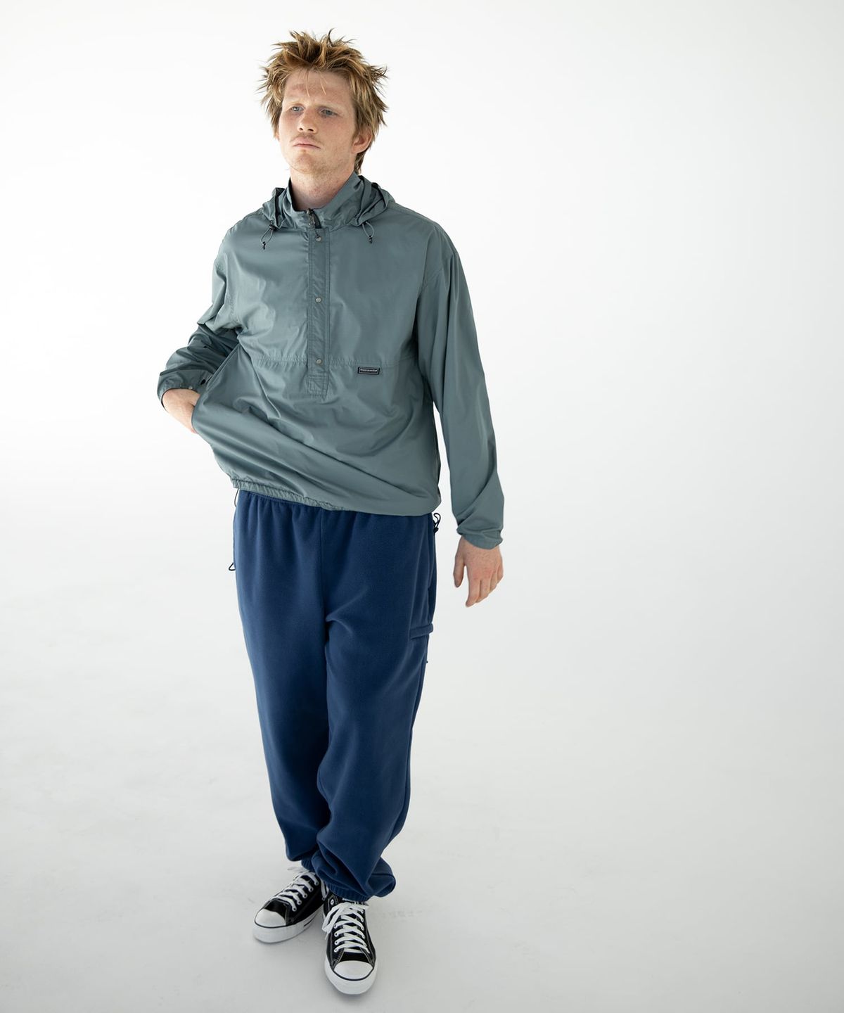 디스이즈네버댓(THISISNEVERTHAT) Reversible Air Pullover Slate