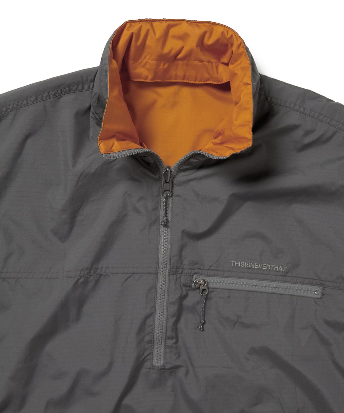 디스이즈네버댓(THISISNEVERTHAT) Reversible Air Pullover Orange