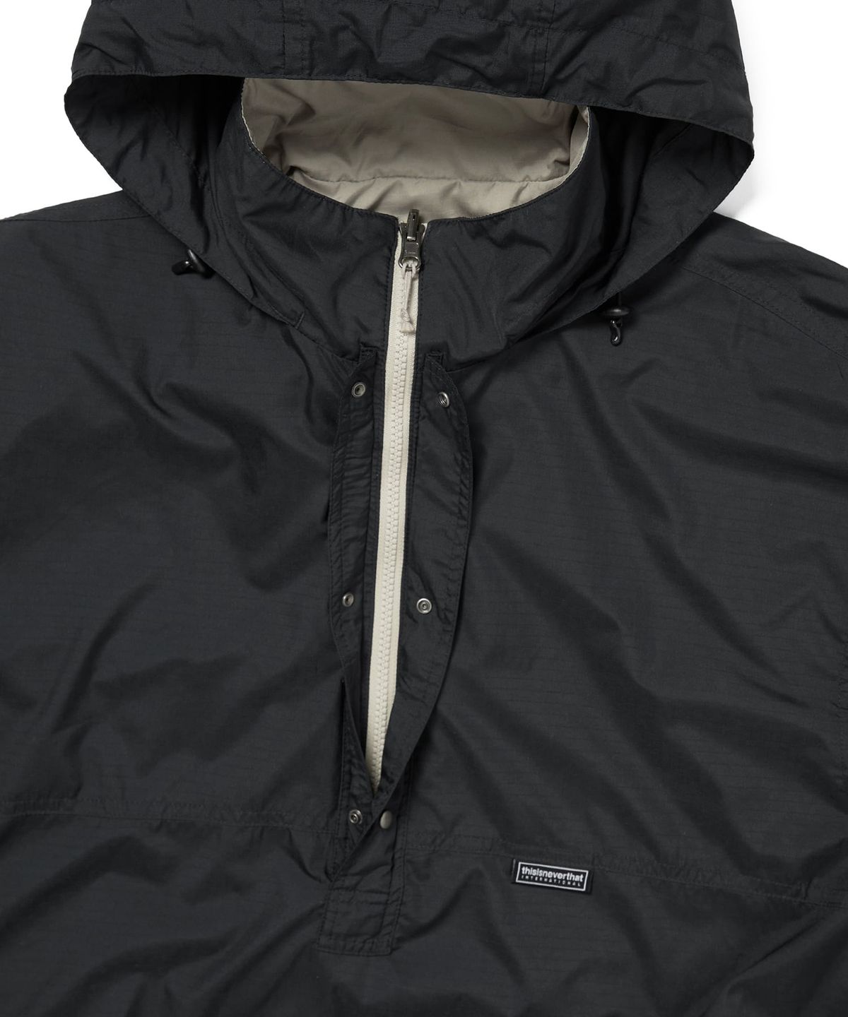 디스이즈네버댓(THISISNEVERTHAT) Reversible Air Pullover Black