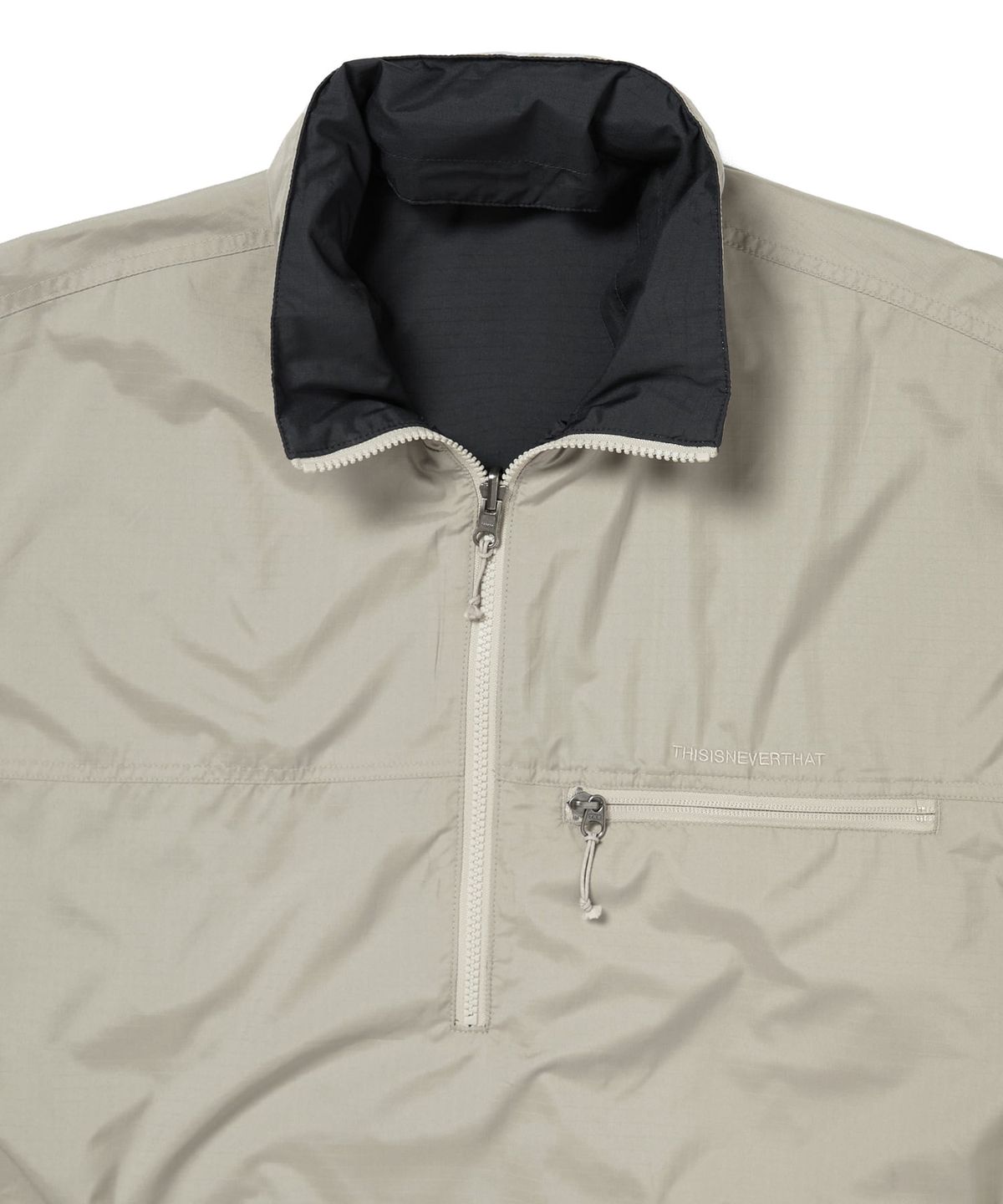 디스이즈네버댓(THISISNEVERTHAT) Reversible Air Pullover Black