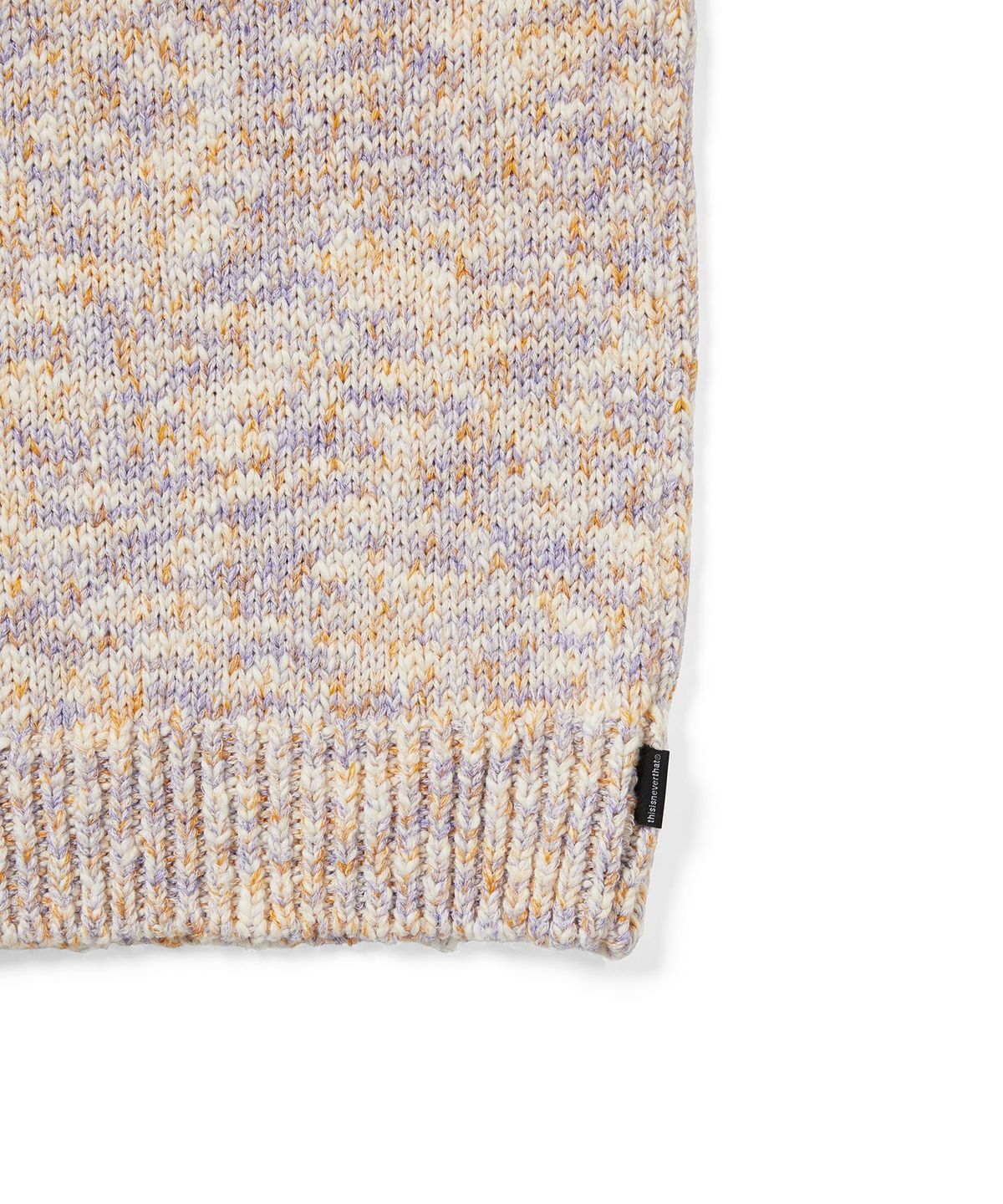 디스이즈네버댓(THISISNEVERTHAT) Rainbow Knit Cardigan Violet