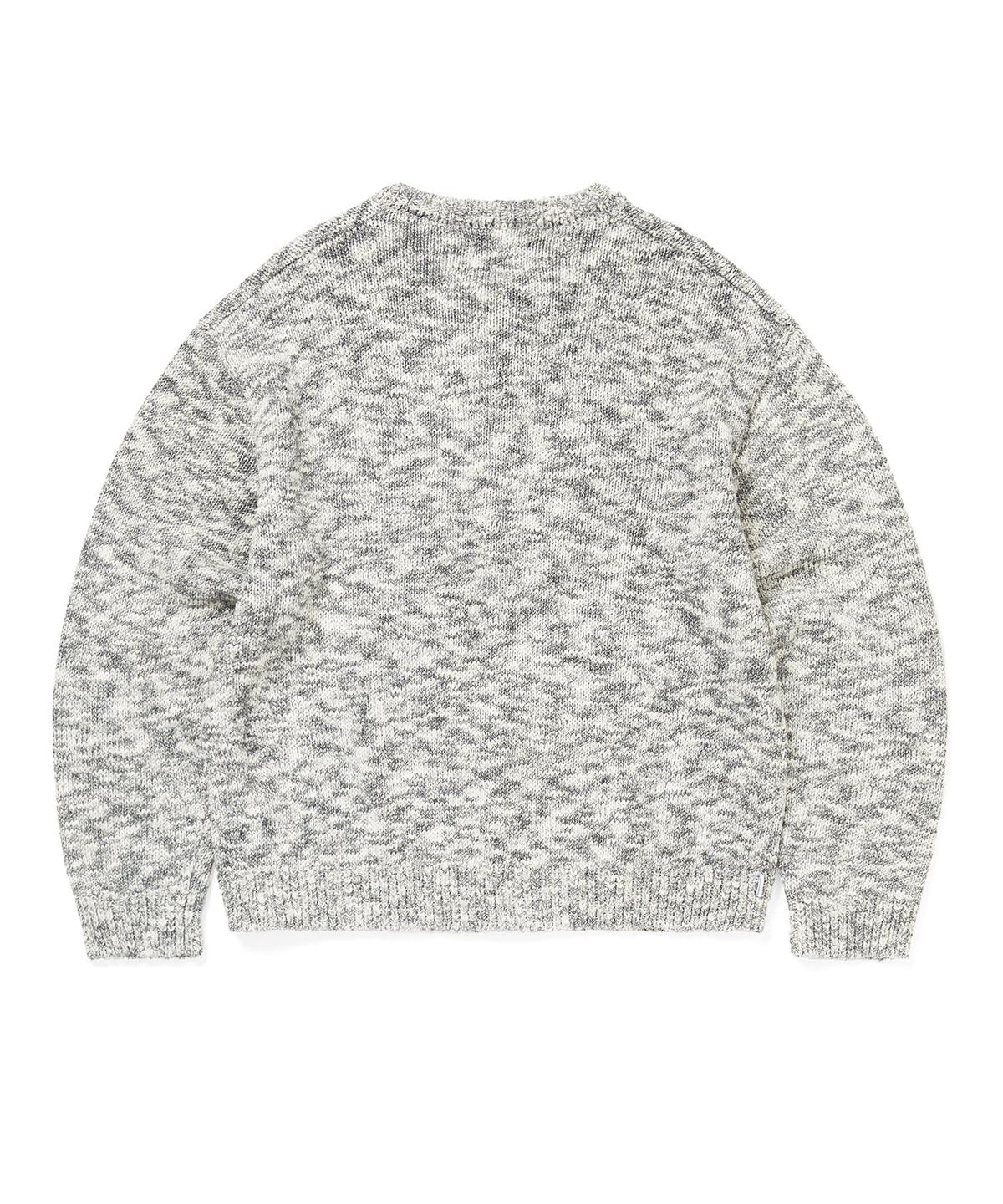 디스이즈네버댓(THISISNEVERTHAT) Rainbow Knit Cardigan Black