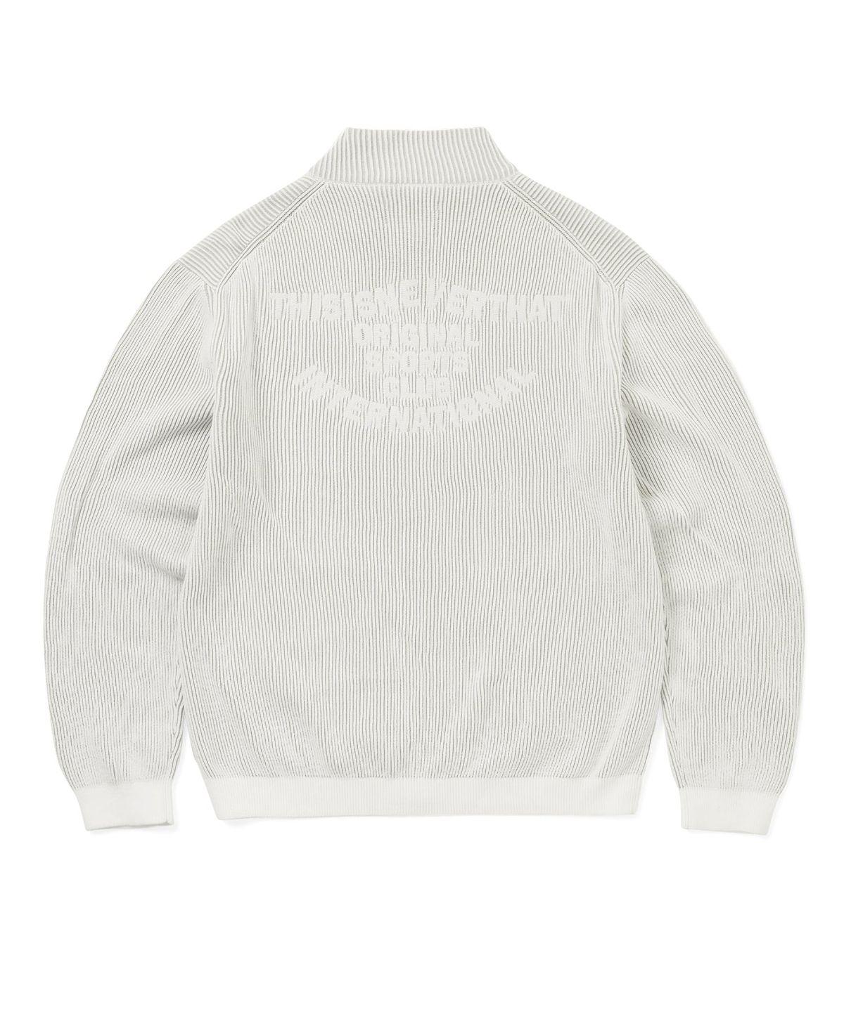 디스이즈네버댓(THISISNEVERTHAT) Full Zip Cardigan White