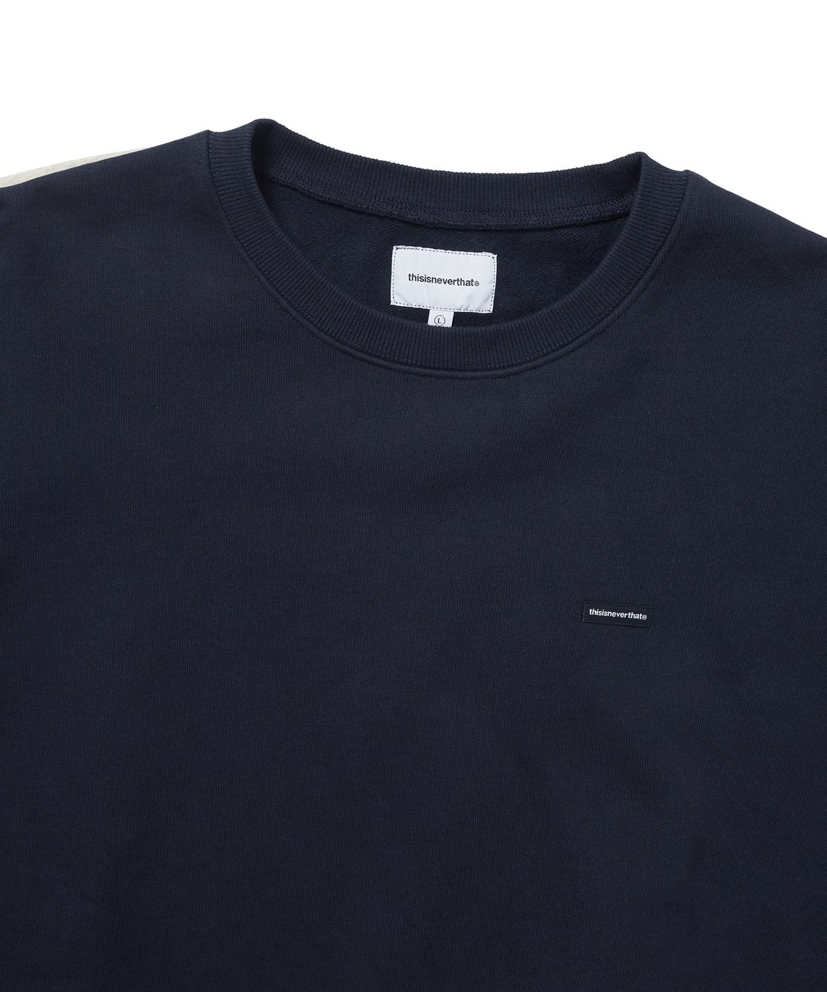 디스이즈네버댓(THISISNEVERTHAT) T.N.T. Classic HDP Crewneck Navy