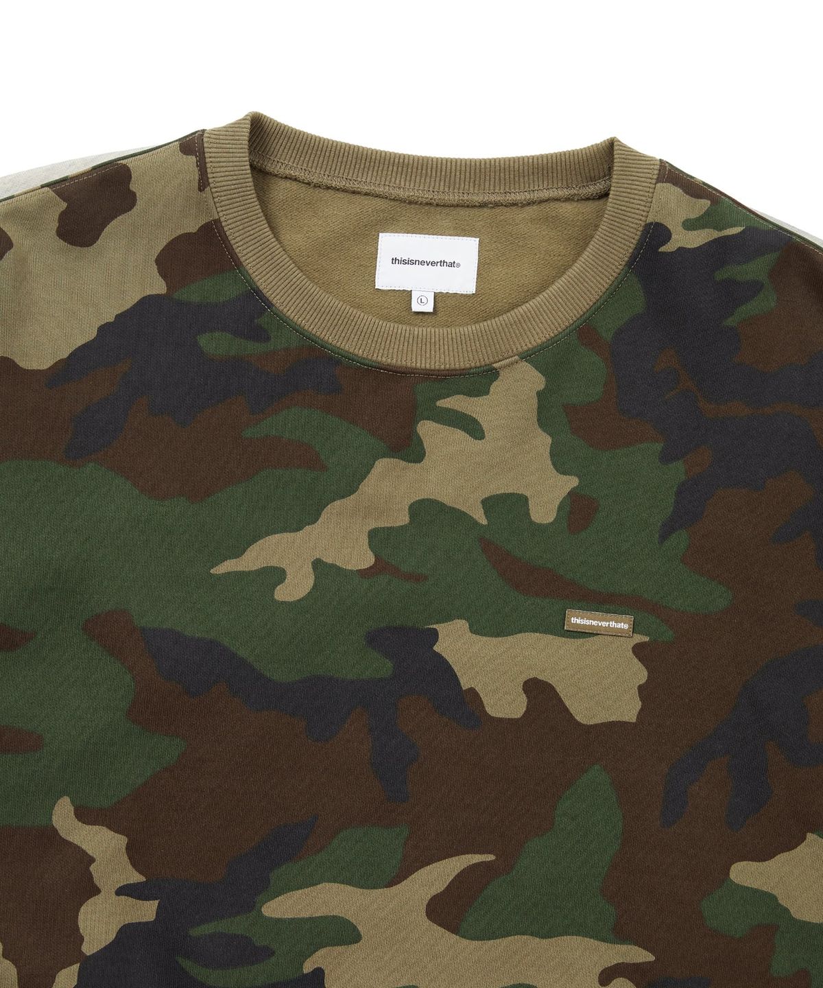 디스이즈네버댓(THISISNEVERTHAT) T.N.T. Classic HDP Crewneck Camo