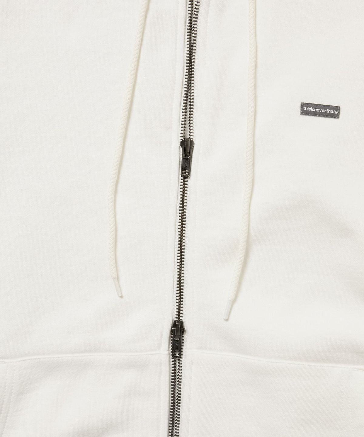 디스이즈네버댓(THISISNEVERTHAT) T.N.T. Classic HDP Zip Up Sweat Natural