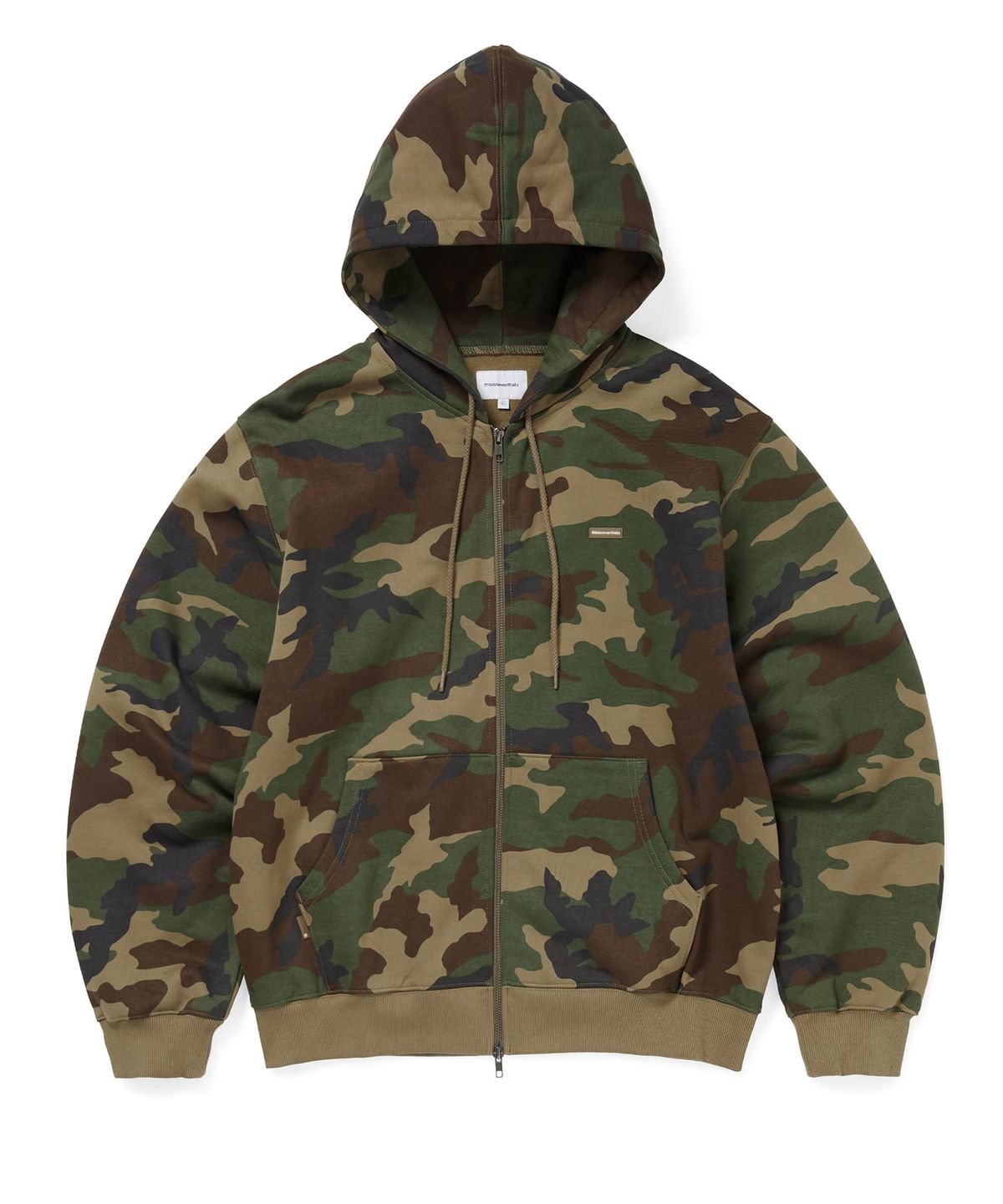 디스이즈네버댓(THISISNEVERTHAT) T.N.T. Classic HDP Zip Up Sweat Camo