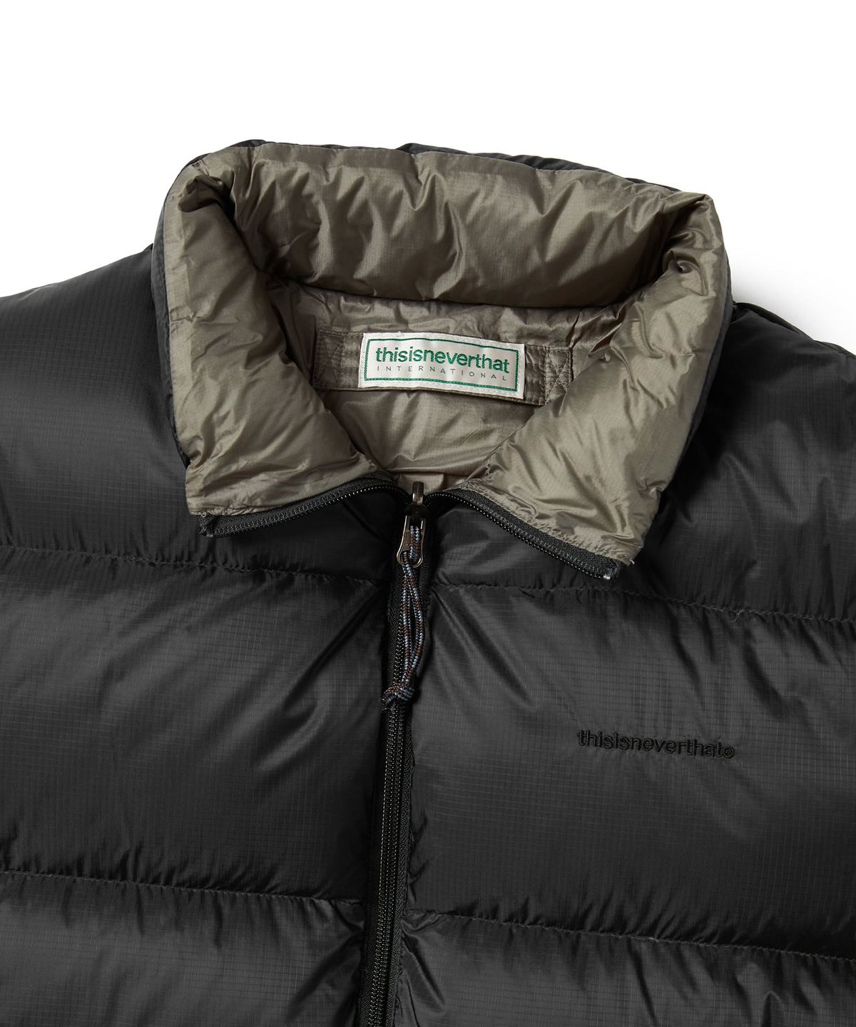 디스이즈네버댓(THISISNEVERTHAT) PERTEX Reversible T Down Jacket Black