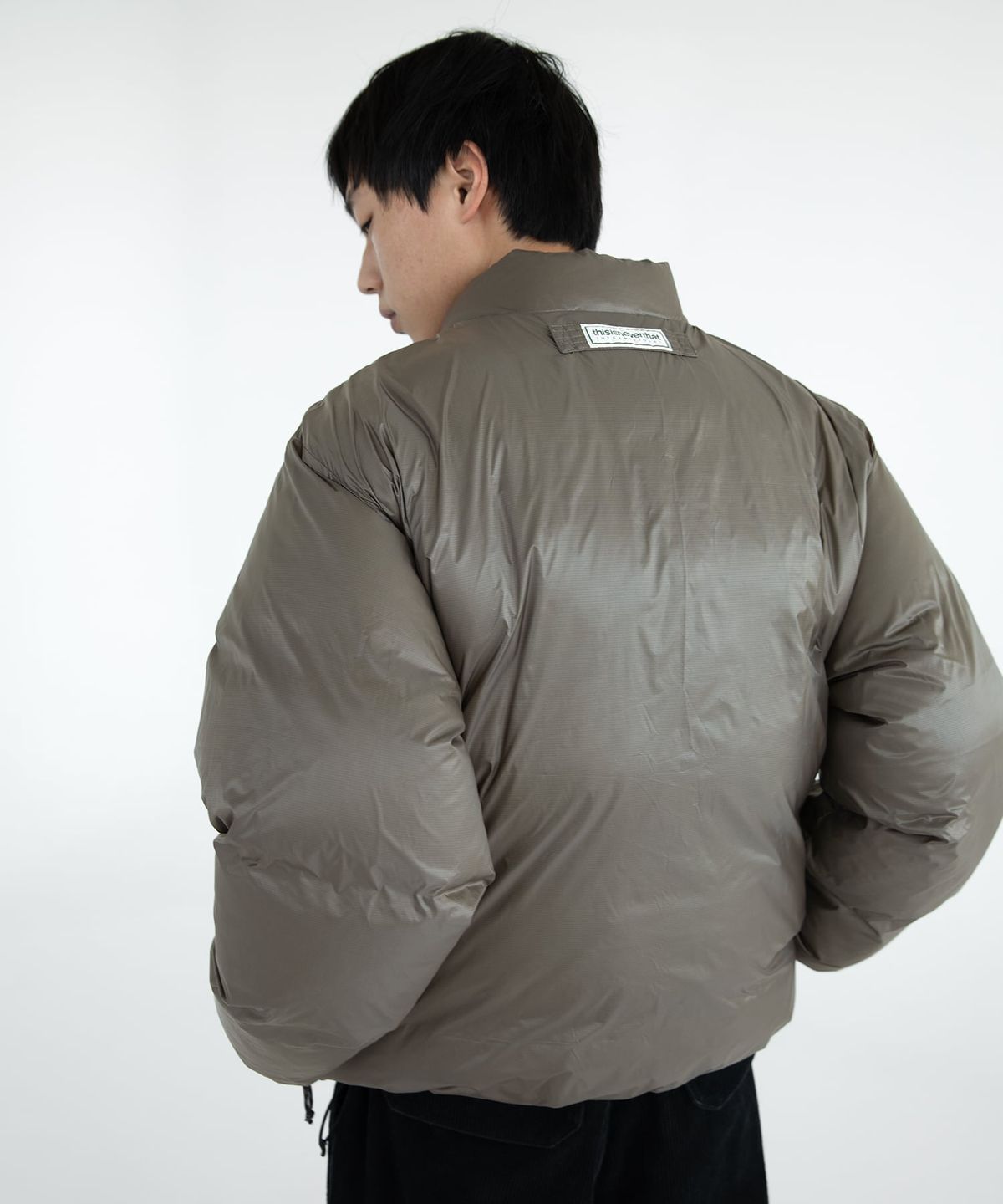 디스이즈네버댓(THISISNEVERTHAT) PERTEX Reversible T Down Jacket Black