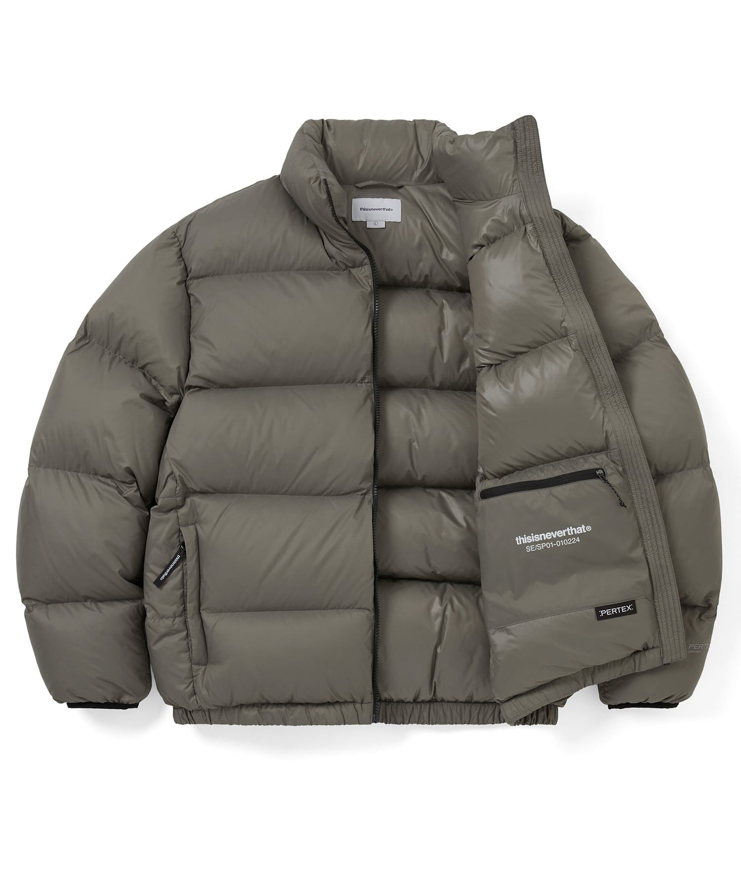 MUSINSA公式 | thisisneverthat PERTEX T Down Jacket Dark Sage