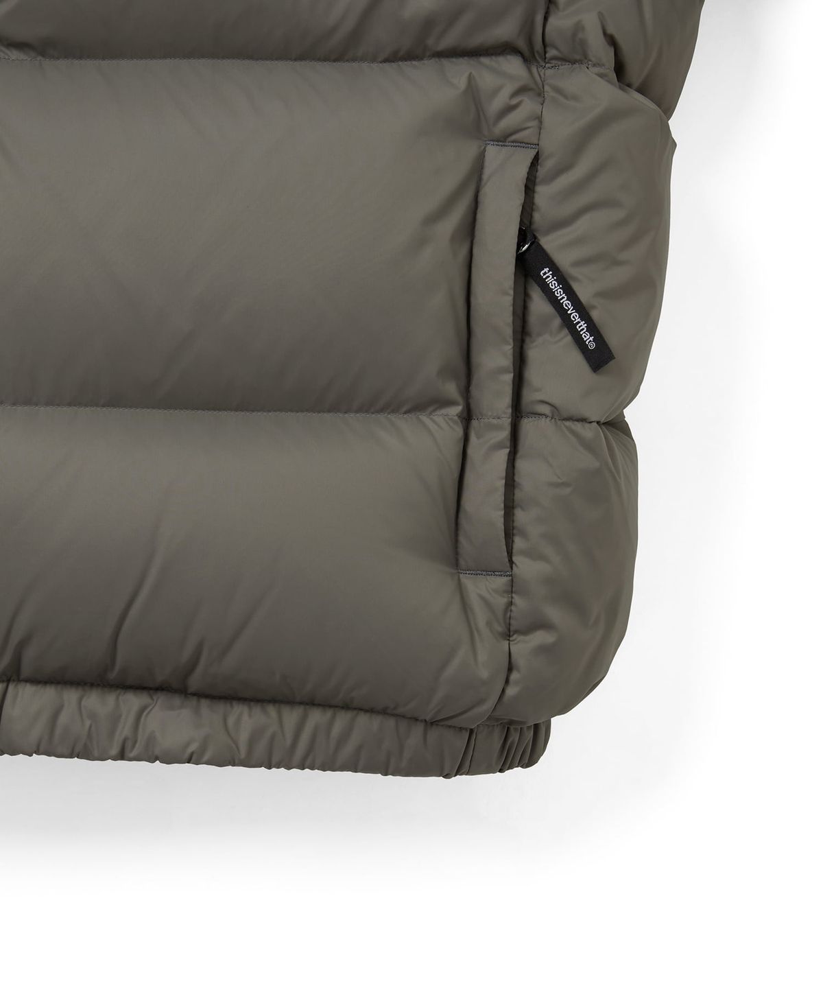 디스이즈네버댓(THISISNEVERTHAT) PERTEX T Down Jacket Dark Sage