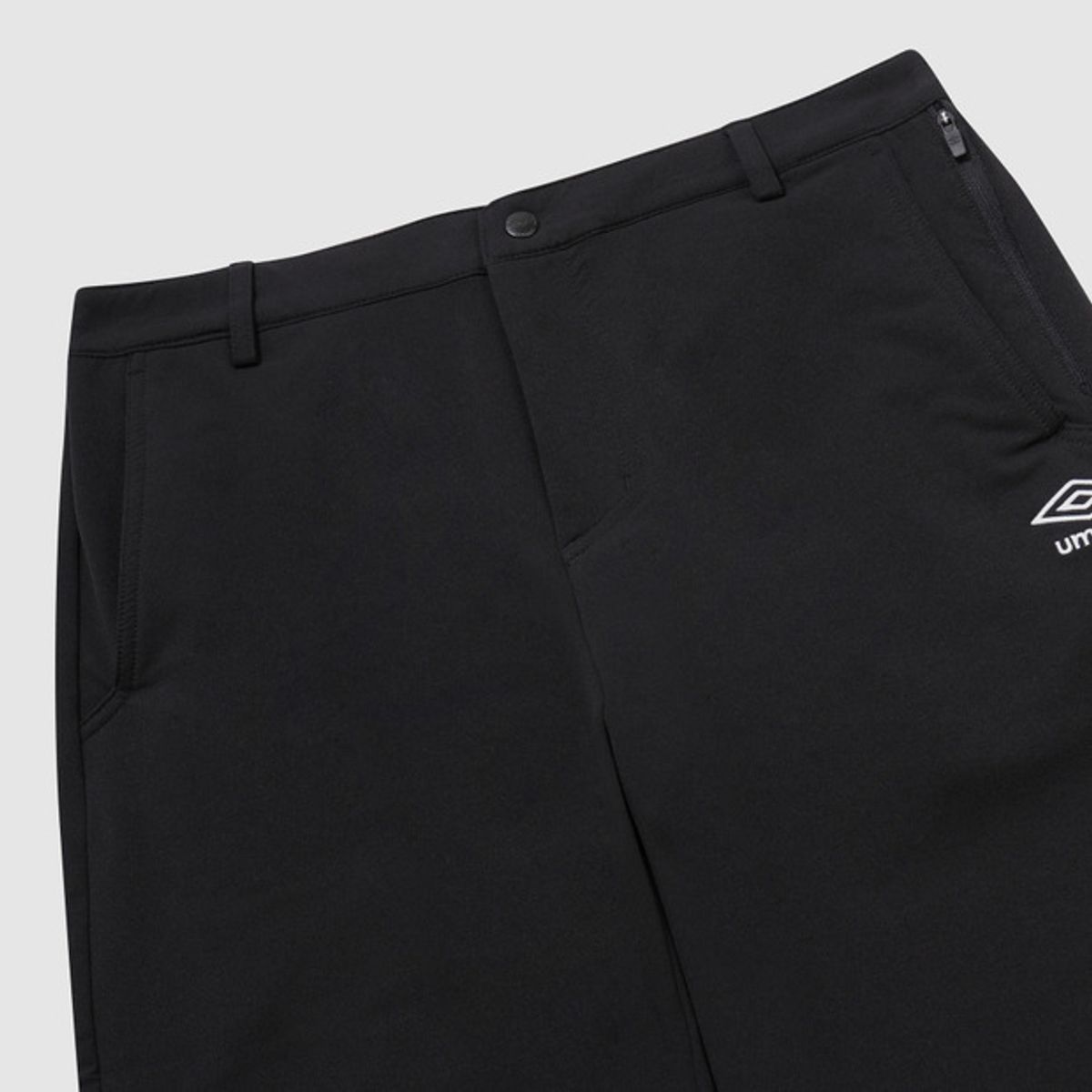 엄브로(UMBRO) 폴라 스트레치 기모 스트레이트 팬츠 블랙 UQ421SPTO3