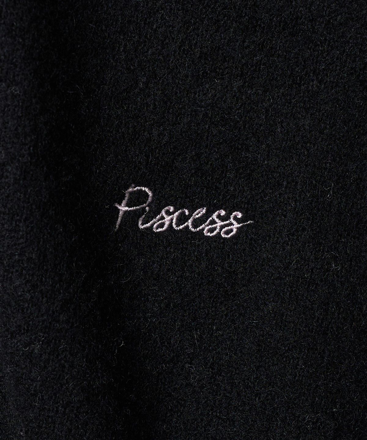 파이시스(PISCESS) 베이직 울 니트 탑_블랙