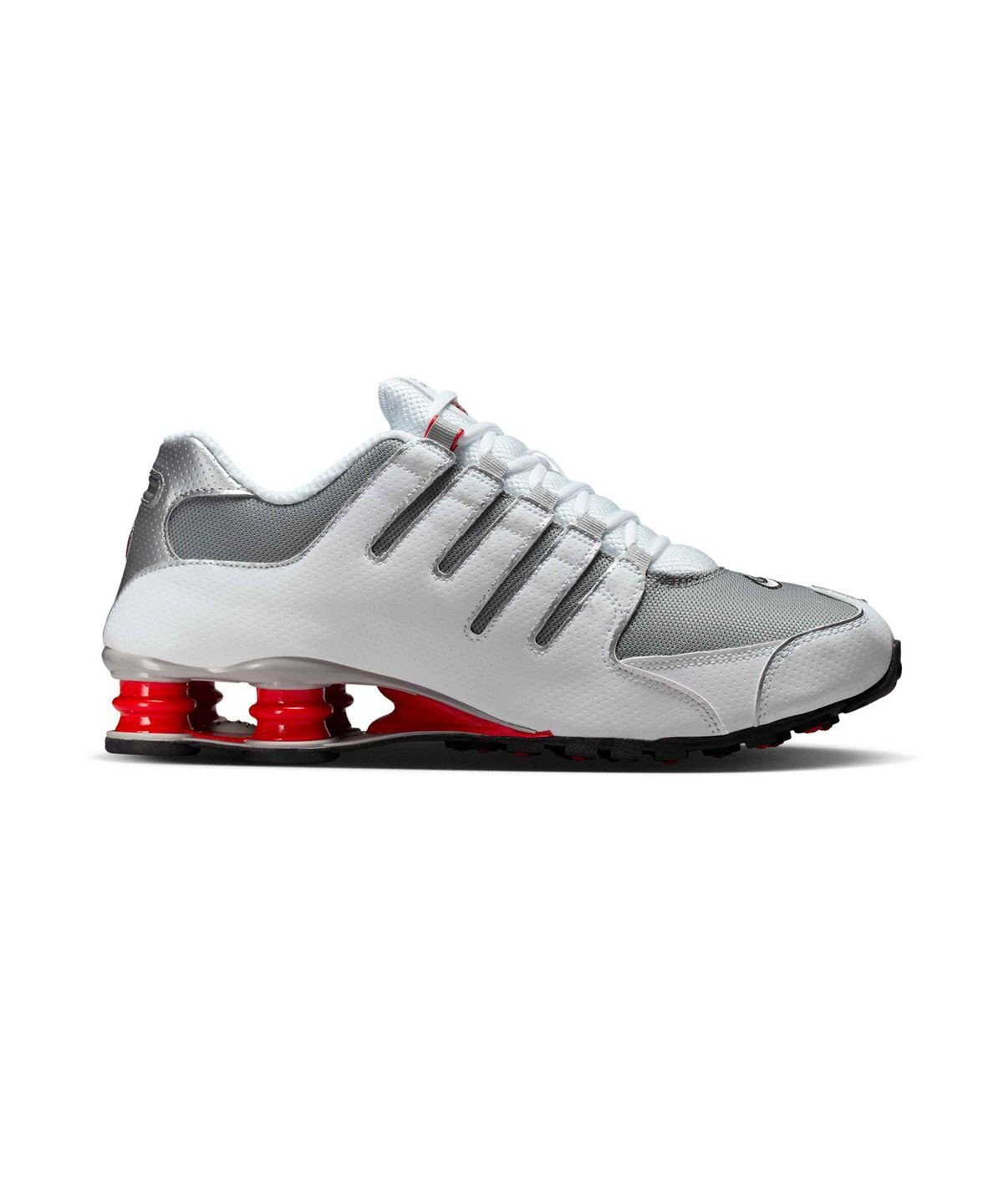 나이키(NIKE) 샥스 NZ M - 화이트:스포츠 레드:쿨 그레이:메탈릭 실버 / 378341-104
