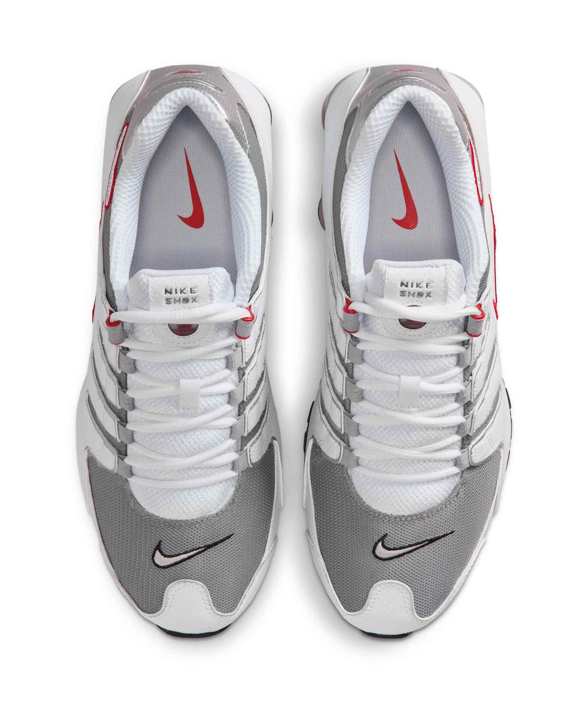 나이키(NIKE) 샥스 NZ M - 화이트:스포츠 레드:쿨 그레이:메탈릭 실버 / 378341-104