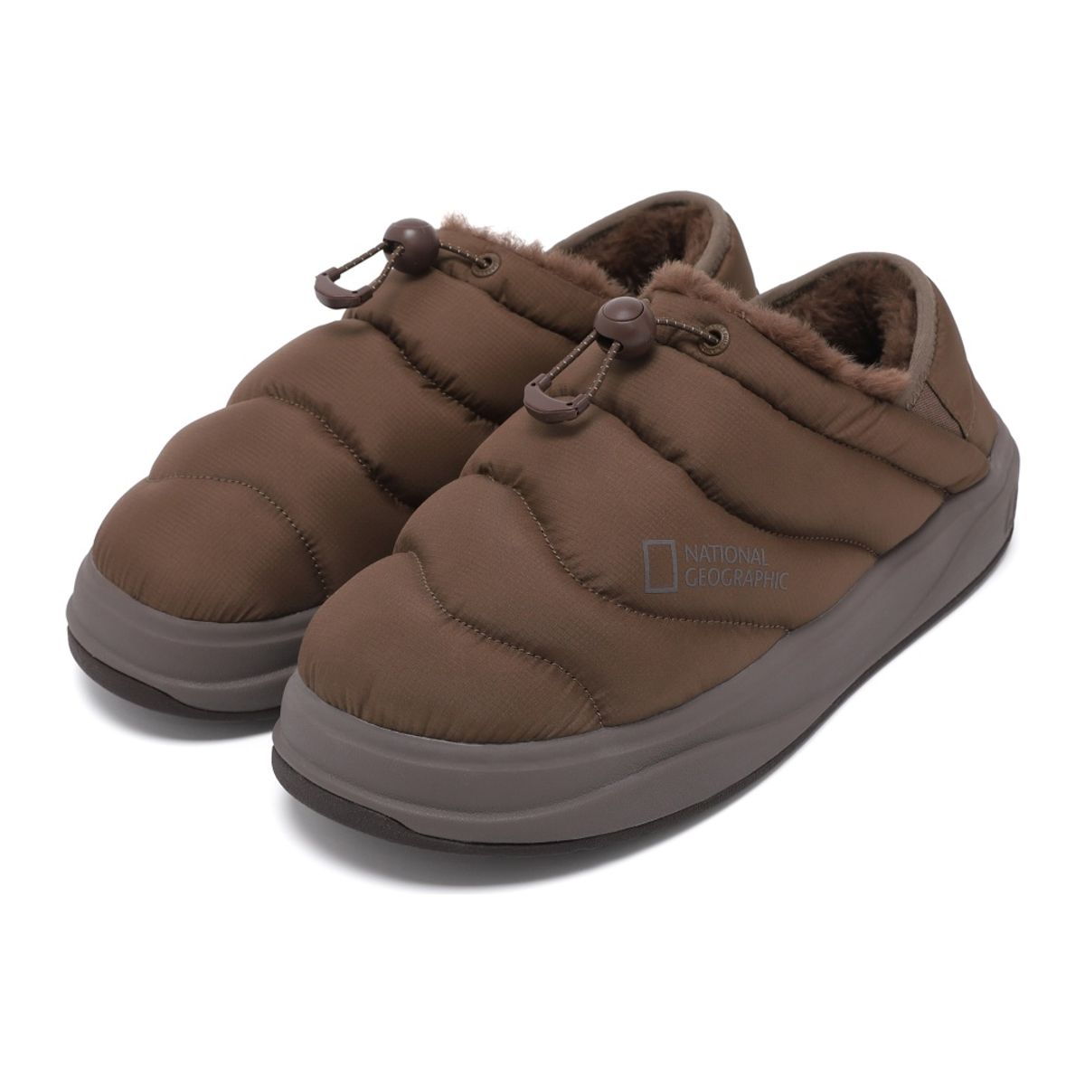 내셔널지오그래픽(NATIONALGEOGRAPHIC) N254UWT351 플러피 슬립온 V2 BROWN