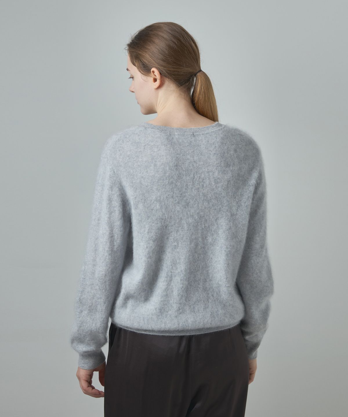 누토프(NUTOFFE) Two way Cashmere Cardigan_Gray