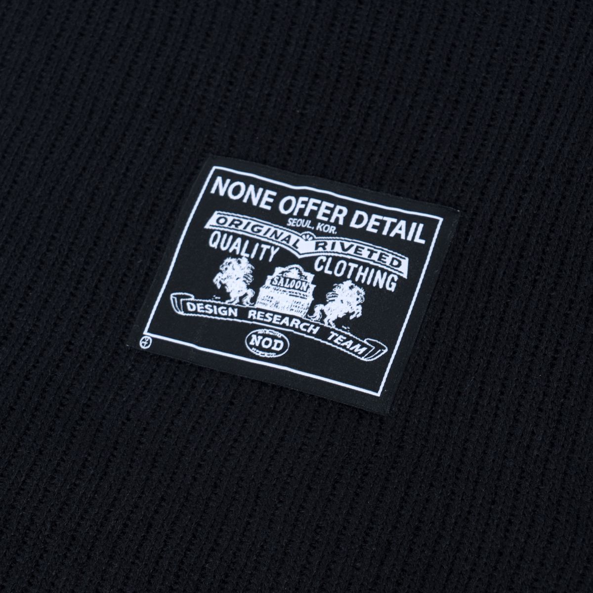 노드(NOD) Super Oversized muffler (Black)