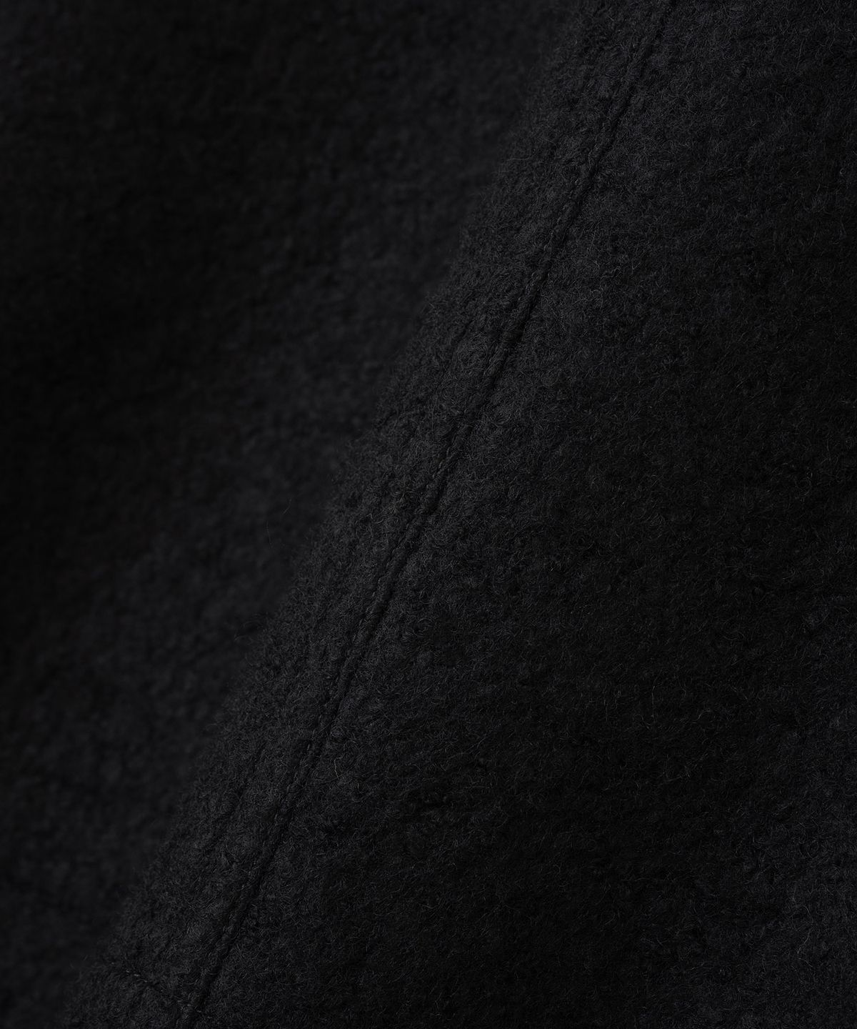 밀로 아카이브(MILLO ARCHIVE) 루드 부클레 하프 코트 [미드나잇 블랙]