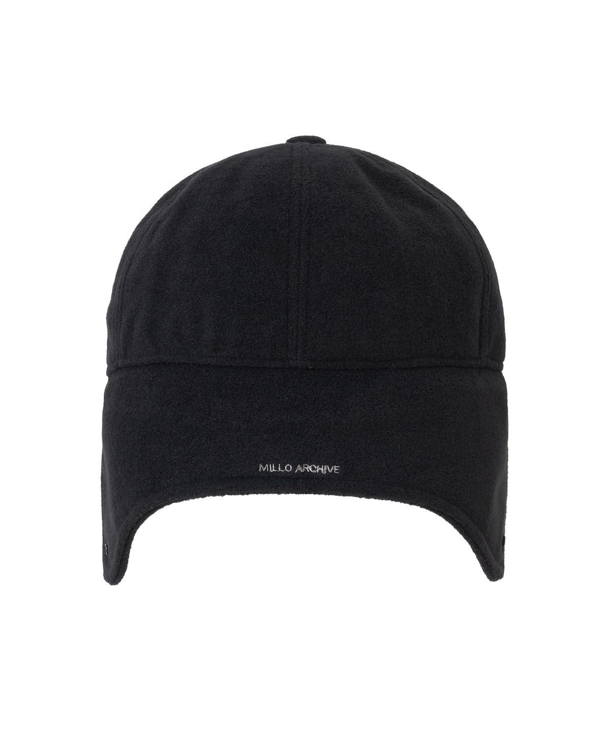 밀로 아카이브(MILLO ARCHIVE) 스프레드 모티프 플리스 캡 [블랙]