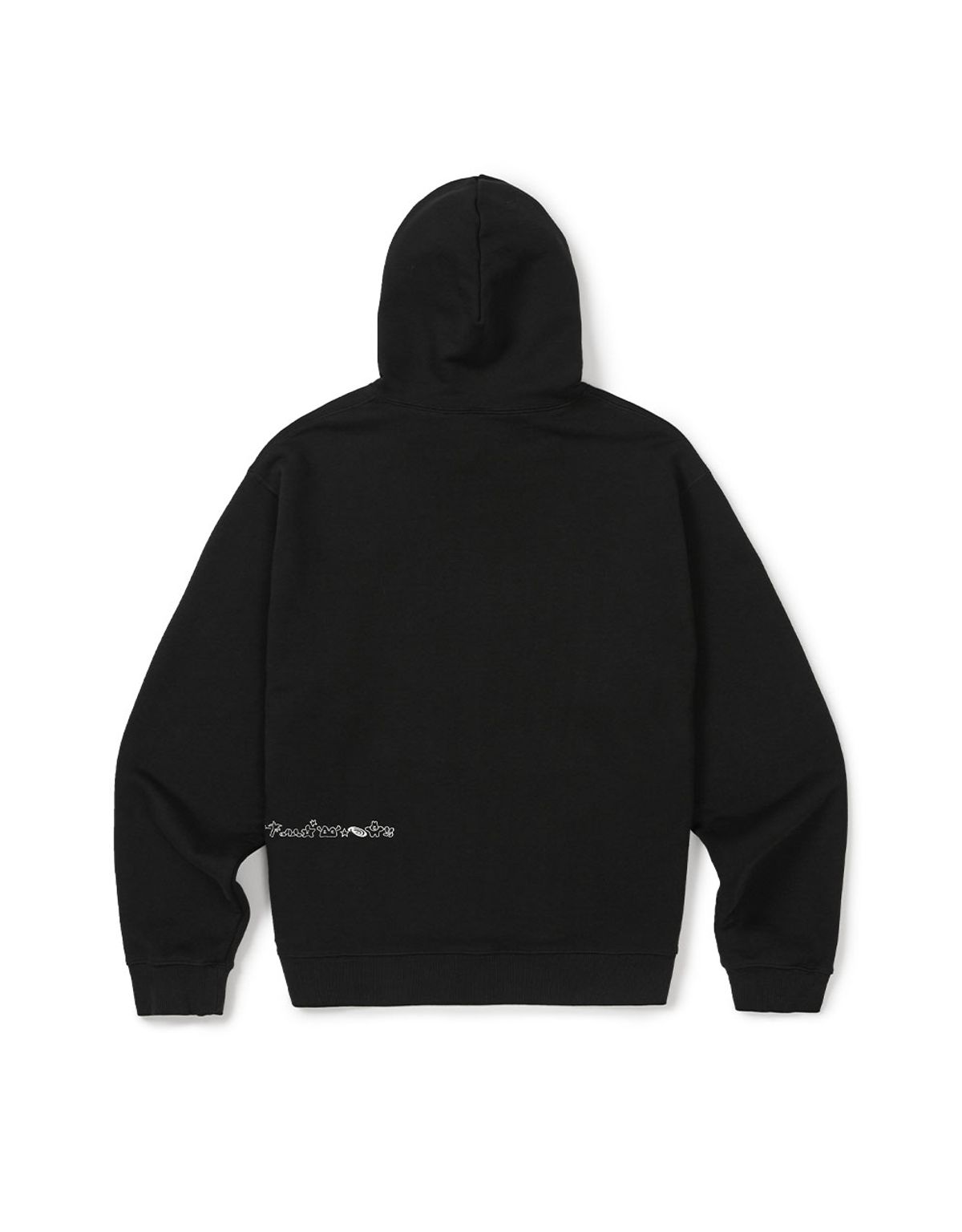 엠엠엘지(MMLG) [Mmlg] MMLG EARTH SKETCH HOODIE (EVERY BLACK)