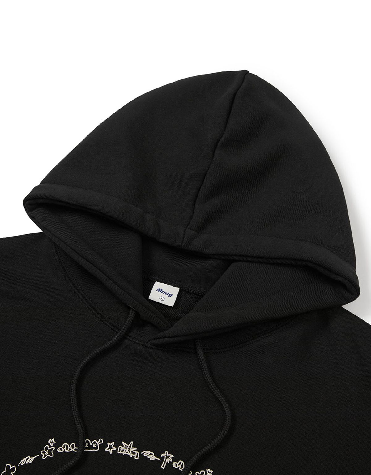엠엠엘지(MMLG) [Mmlg] MMLG EARTH SKETCH HOODIE (EVERY BLACK)