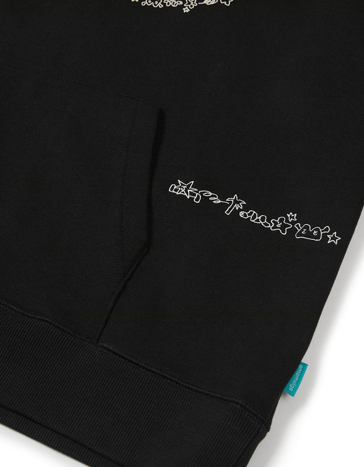 엠엠엘지(MMLG) [Mmlg] MMLG EARTH SKETCH HOODIE (EVERY BLACK)