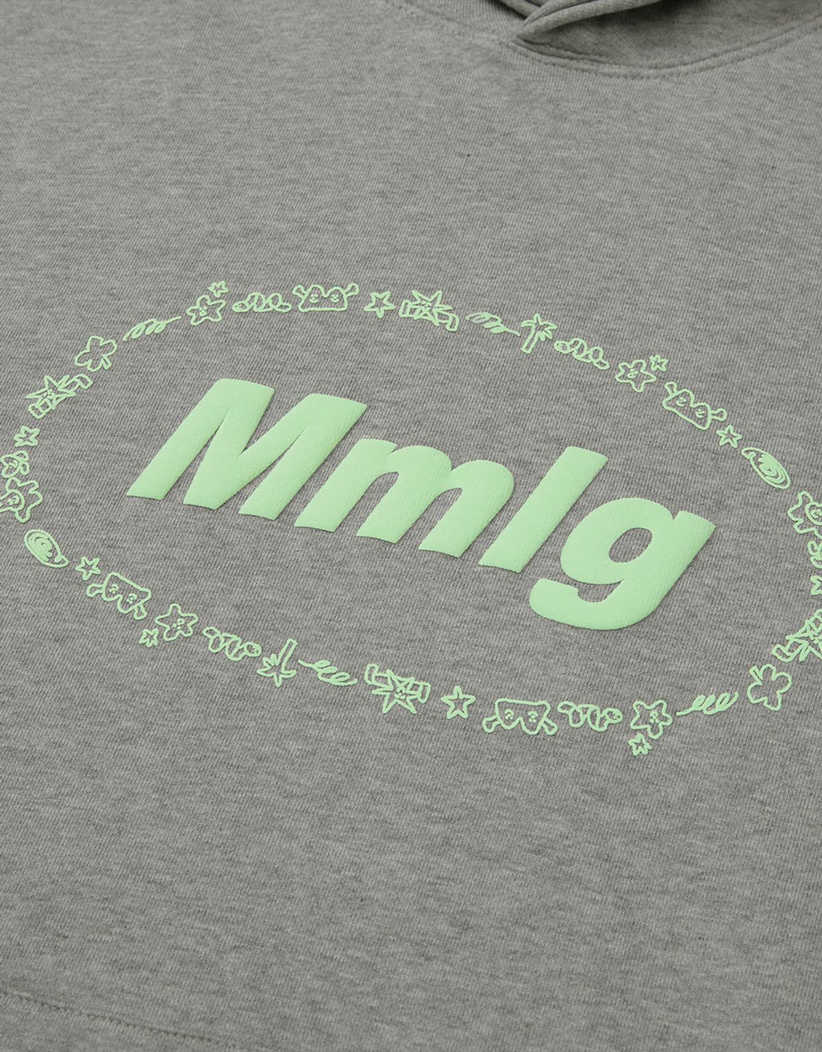 엠엠엘지(MMLG) [Mmlg] MMLG EARTH SKETCH HOODIE (EVERY GREY)