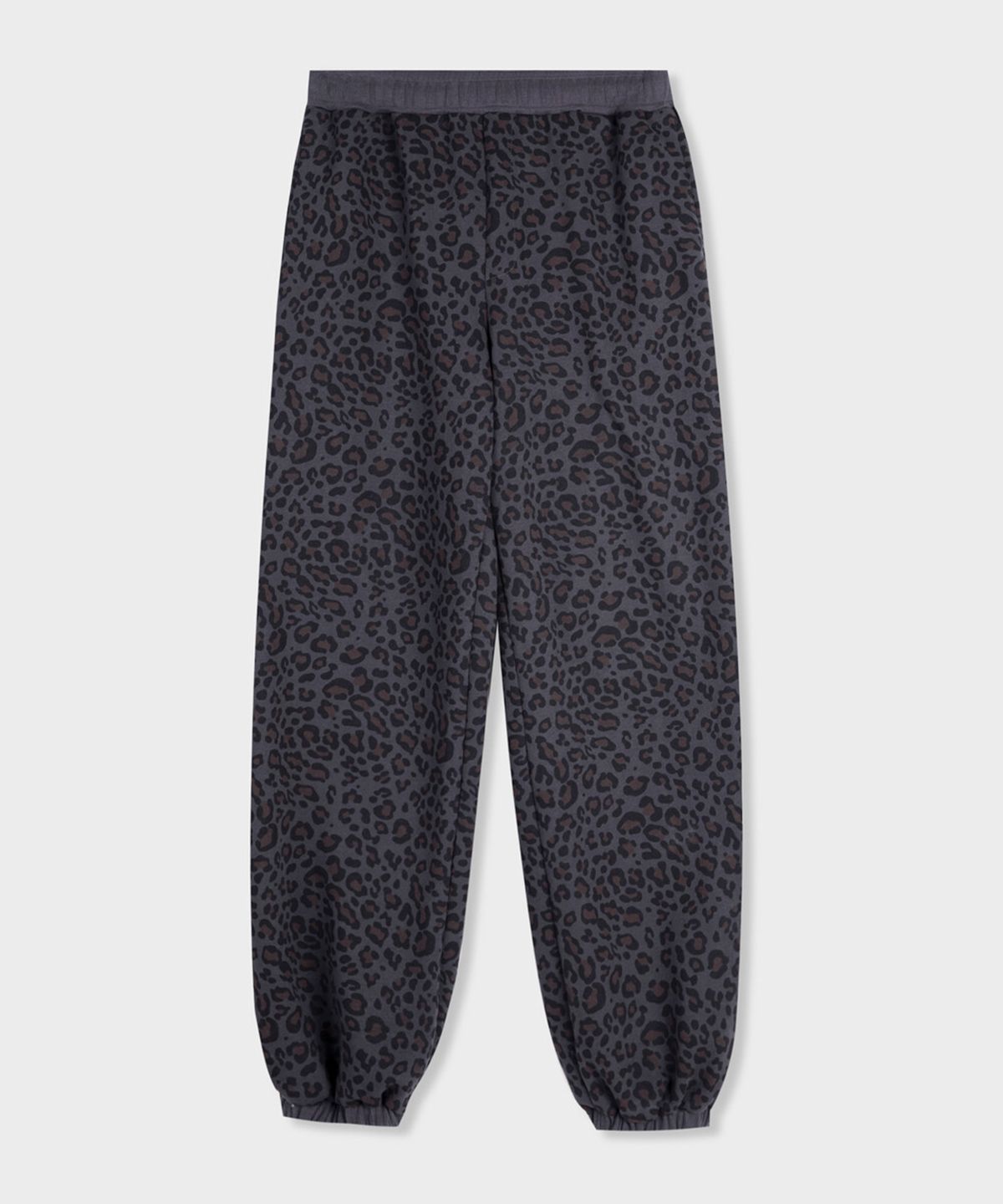 디망쉬(dimanche) Leopard Sweatpants (grey)