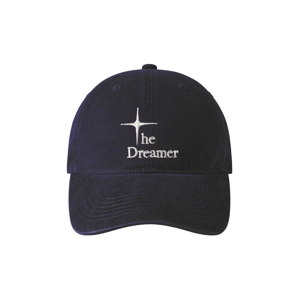 드리머(DREEMR) Washed Casual Logo Ball Cap - Navy