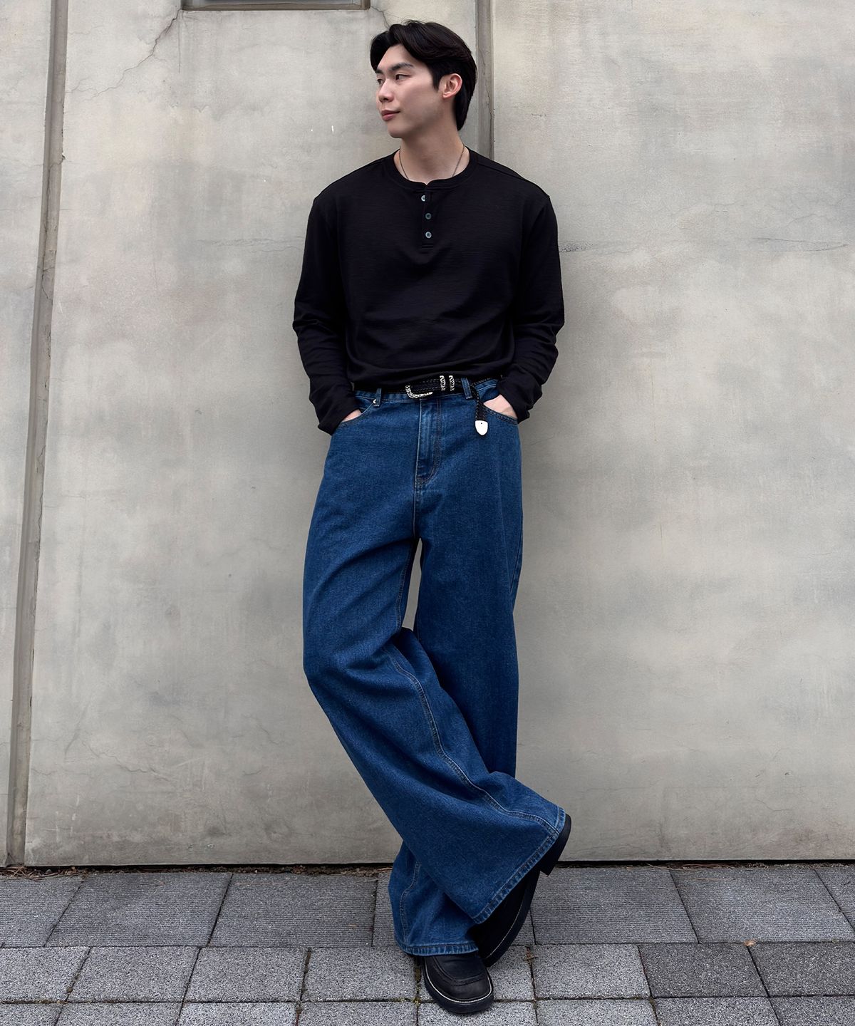 낫유즈얼(NOTUSUAL) 유즈얼 와이드 데님 팬츠 2color