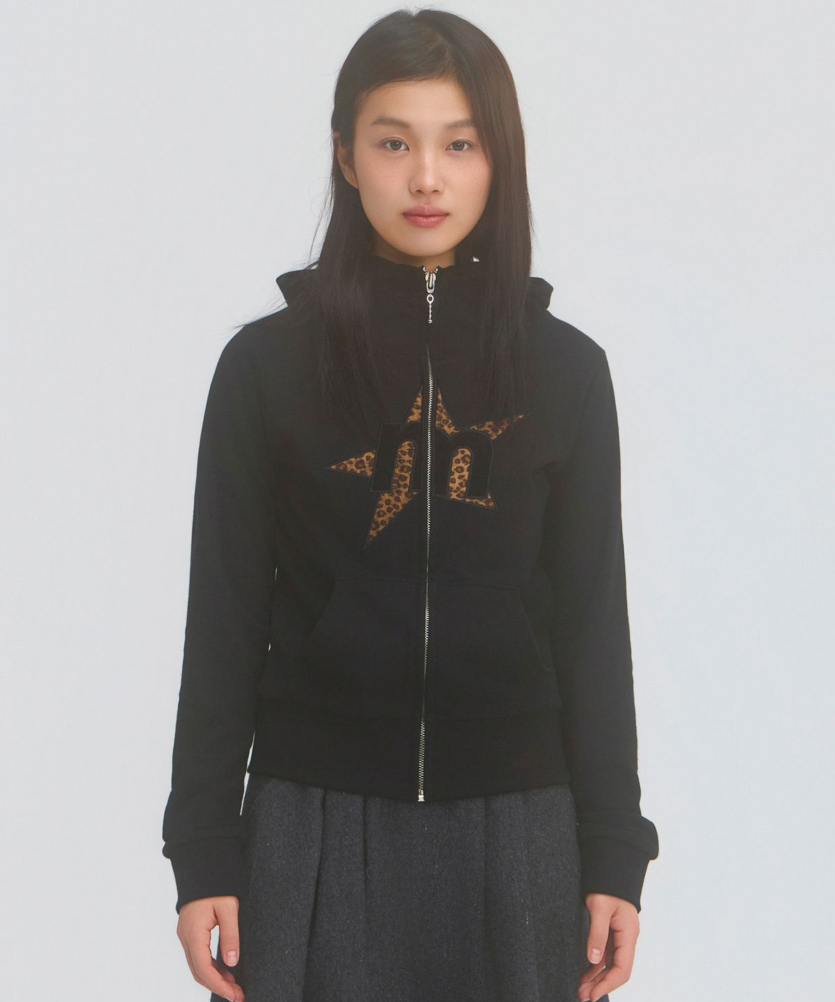 미니멀페어(MINIMALPAIR) MP Highneck Hood Zip Up Black
