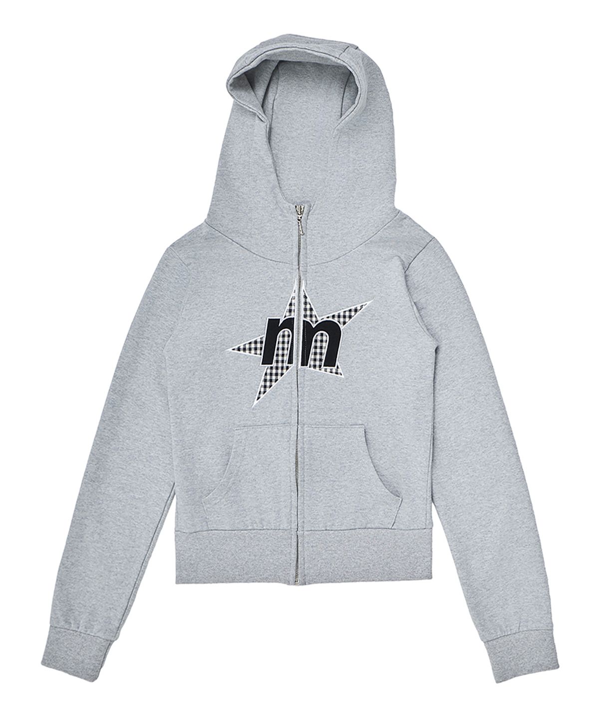 미니멀페어(MINIMALPAIR) MP Highneck Hood Zip Up Gray