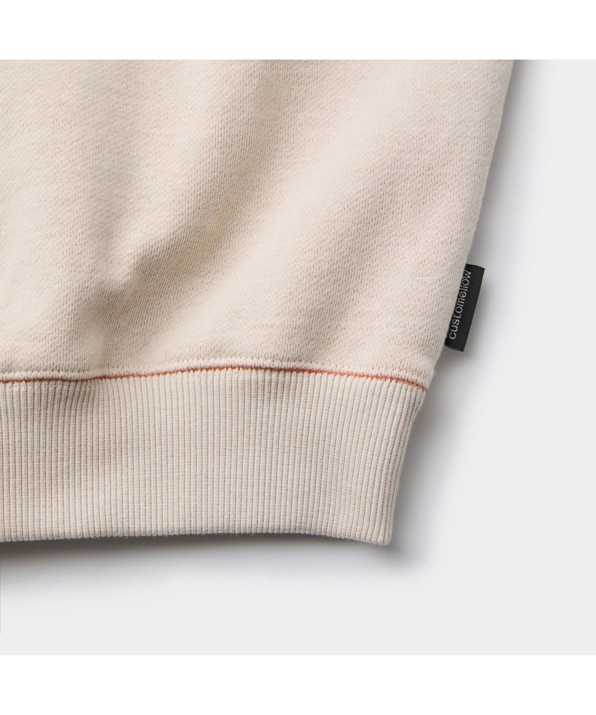 커스텀멜로우(CUSTOMELLOW) Beige Two Tone Sweatshirt CWTAW25622ORX