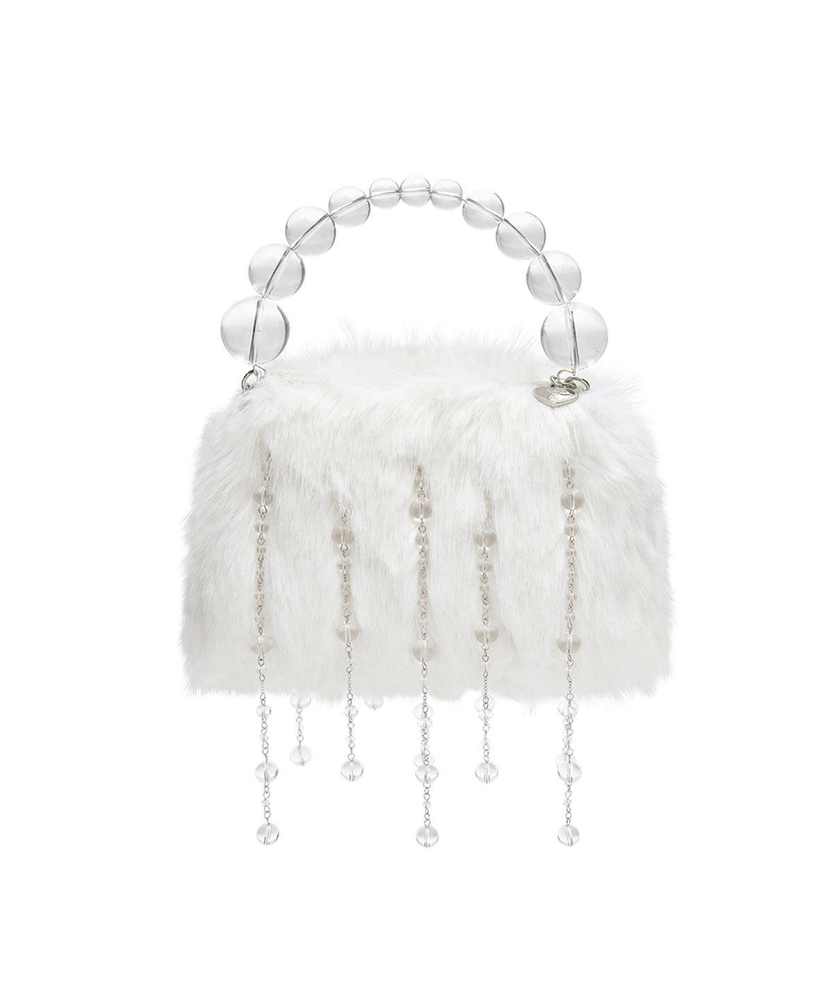 락피쉬웨더웨어(ROCKFISH WEATHERWEAR) [X SUSAN FANG] FURRY BUBBLE RAIN BAG - WHITE
