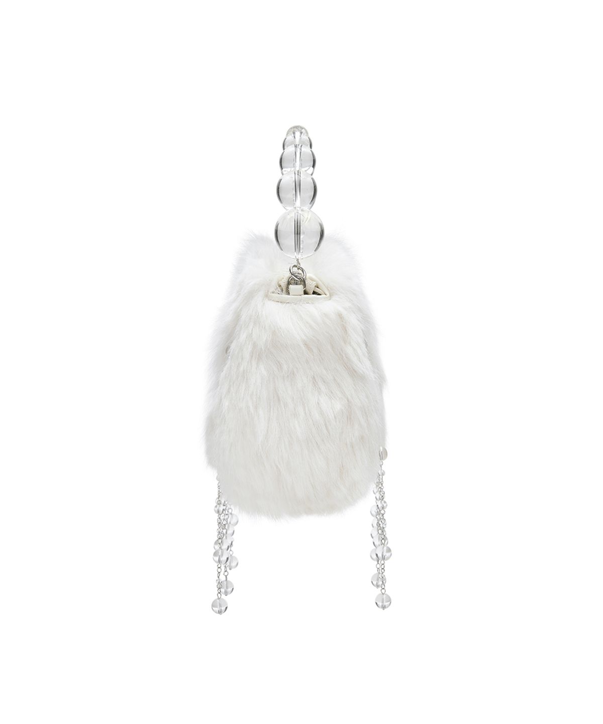 락피쉬웨더웨어(ROCKFISH WEATHERWEAR) [X SUSAN FANG] FURRY BUBBLE RAIN BAG - WHITE