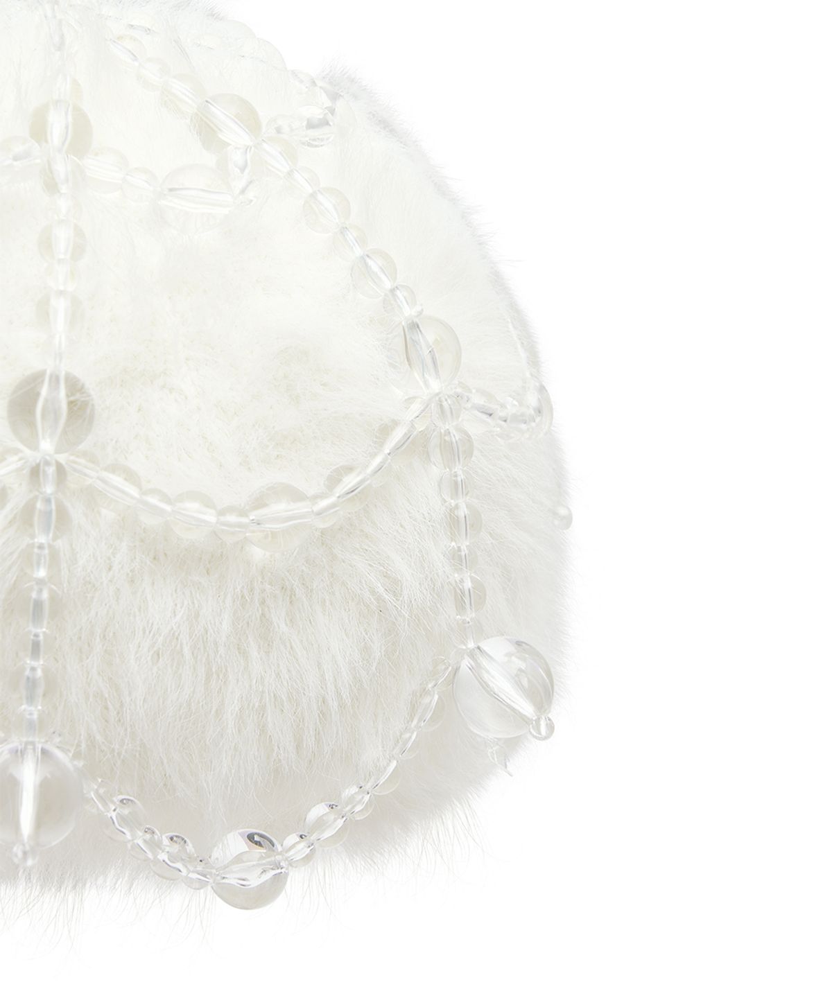 락피쉬웨더웨어(ROCKFISH WEATHERWEAR) [X SUSAN FANG] FURRY BUBBLE HAT - WHITE
