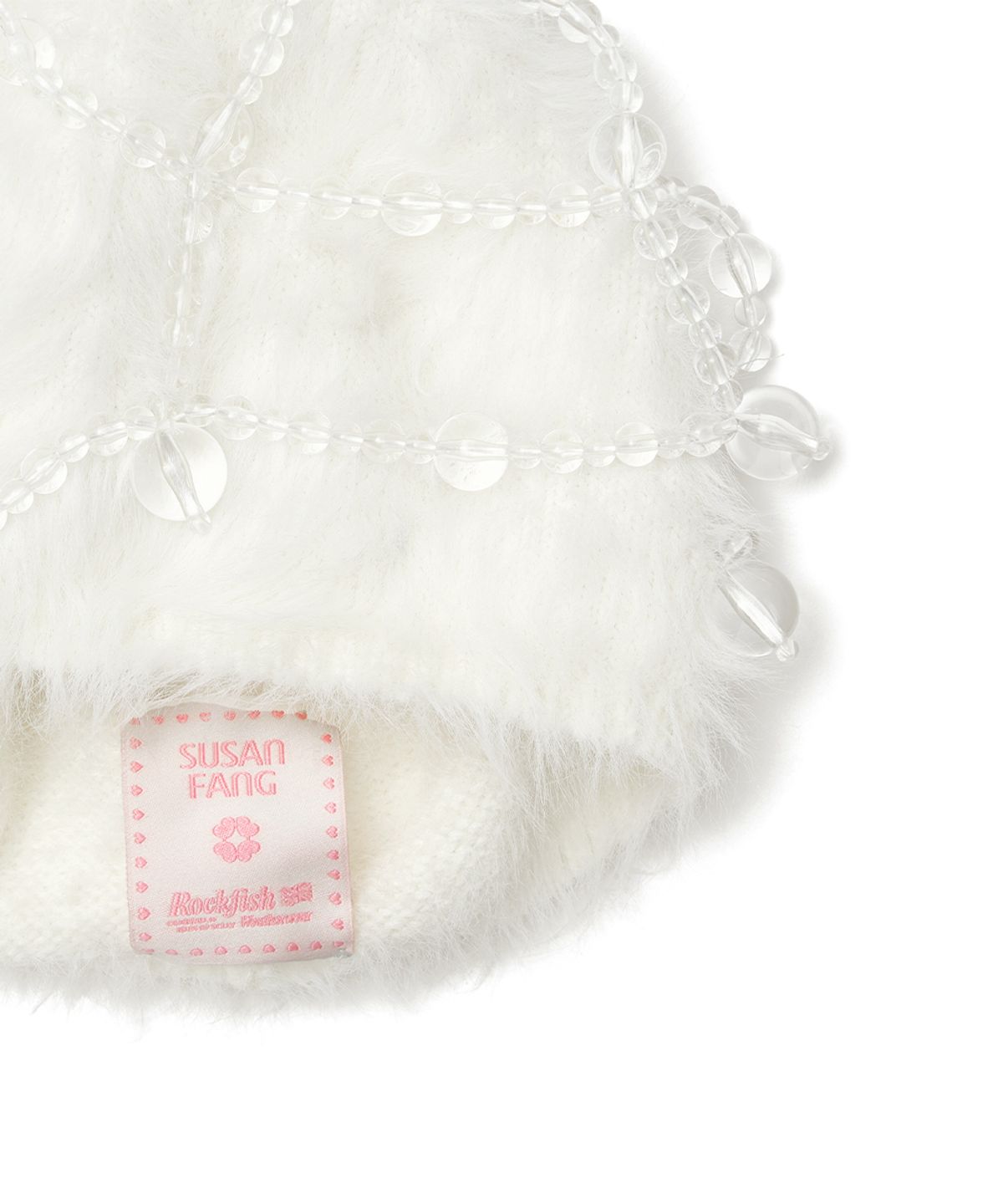 락피쉬웨더웨어(ROCKFISH WEATHERWEAR) [X SUSAN FANG] FURRY BUBBLE HAT - WHITE