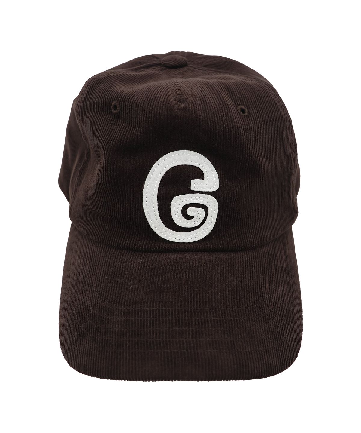1011갤러리(1011 GALLERY) G Logo 5pannel Corduroy Cap - Brown