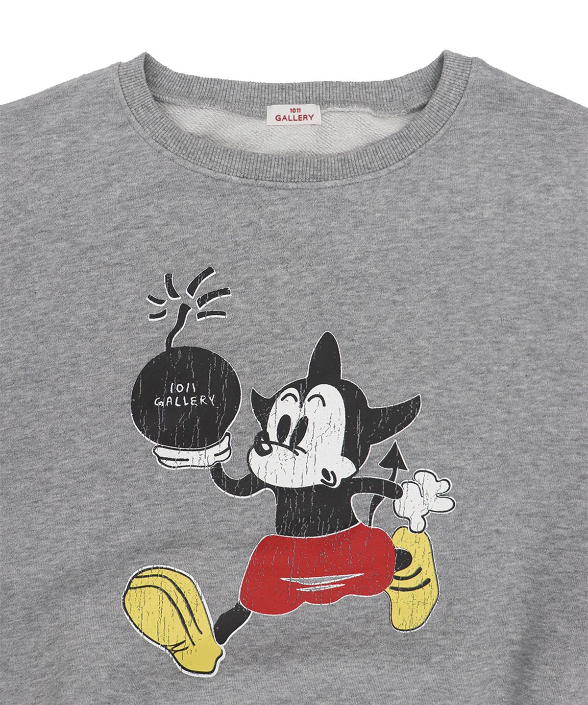 1011갤러리(1011 GALLERY) Gallery Mickey Sweatshirts - Gray