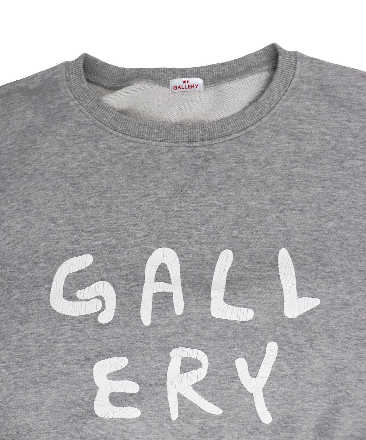 1011갤러리(1011 GALLERY) Gallery Logo Washed Sweatshirts  - Gray