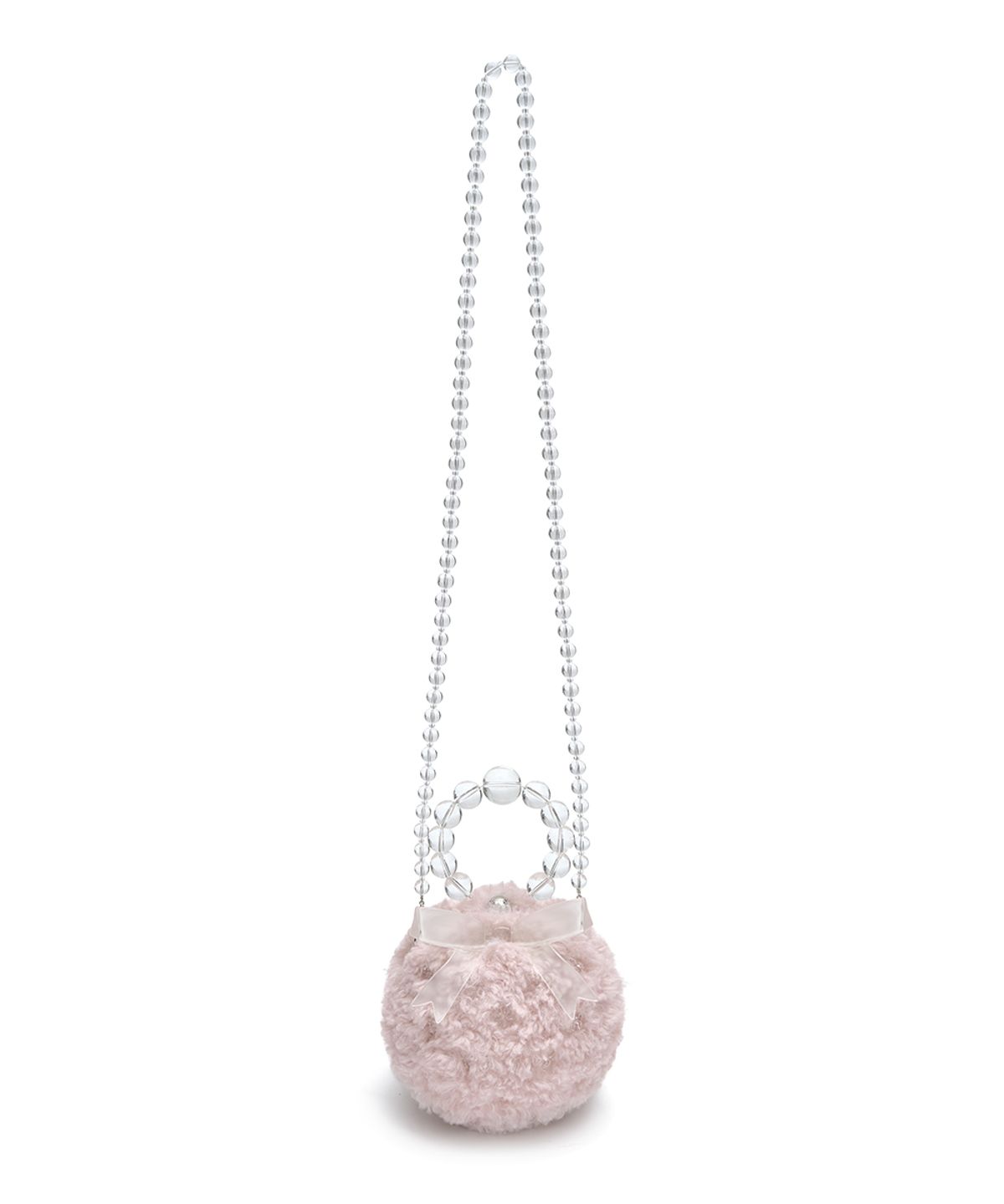 락피쉬웨더웨어(ROCKFISH WEATHERWEAR) [X SUSAN FANG] FURRY BUBBLE BOW BAG - PINK