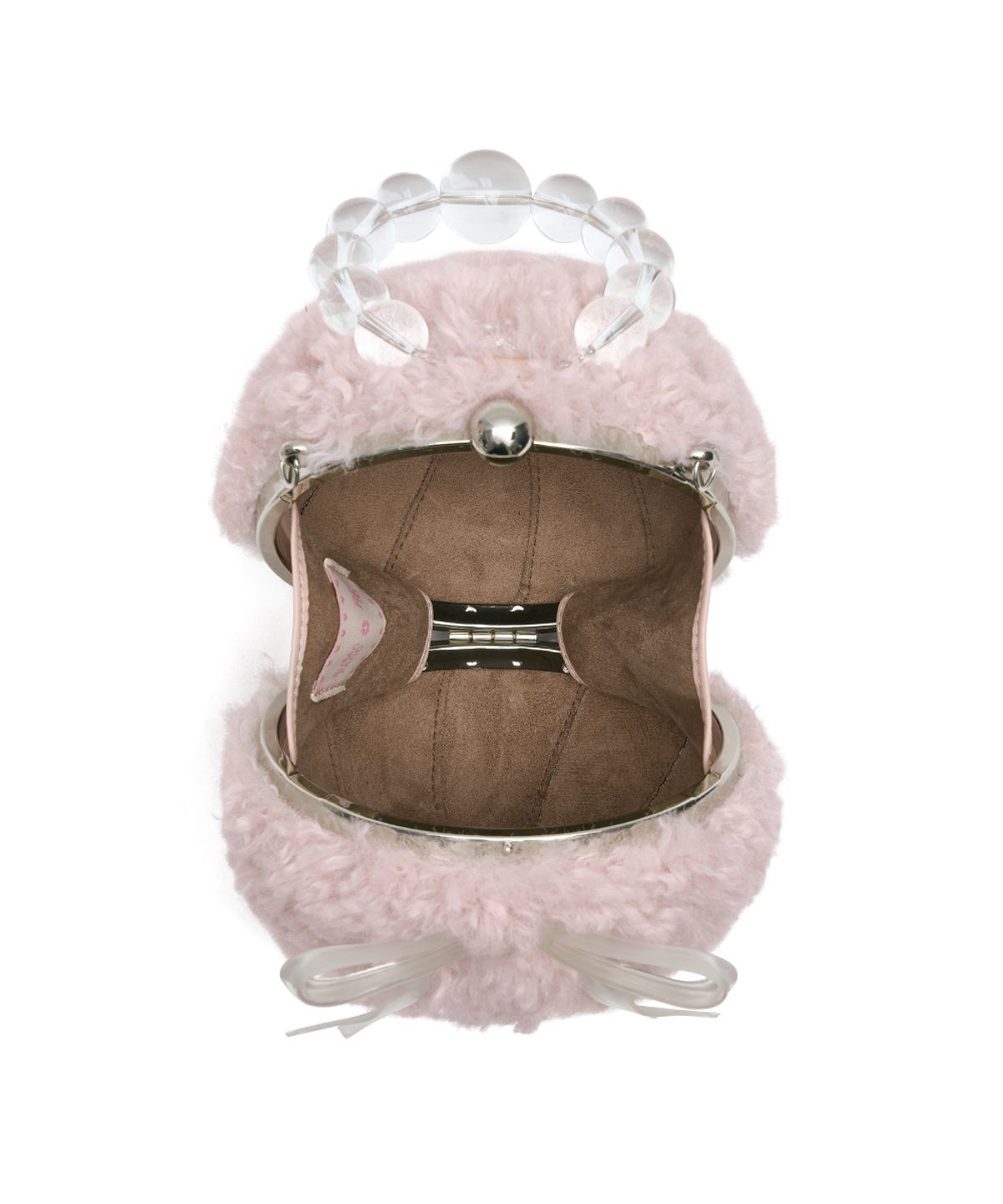락피쉬웨더웨어(ROCKFISH WEATHERWEAR) [X SUSAN FANG] FURRY BUBBLE BOW BAG - PINK