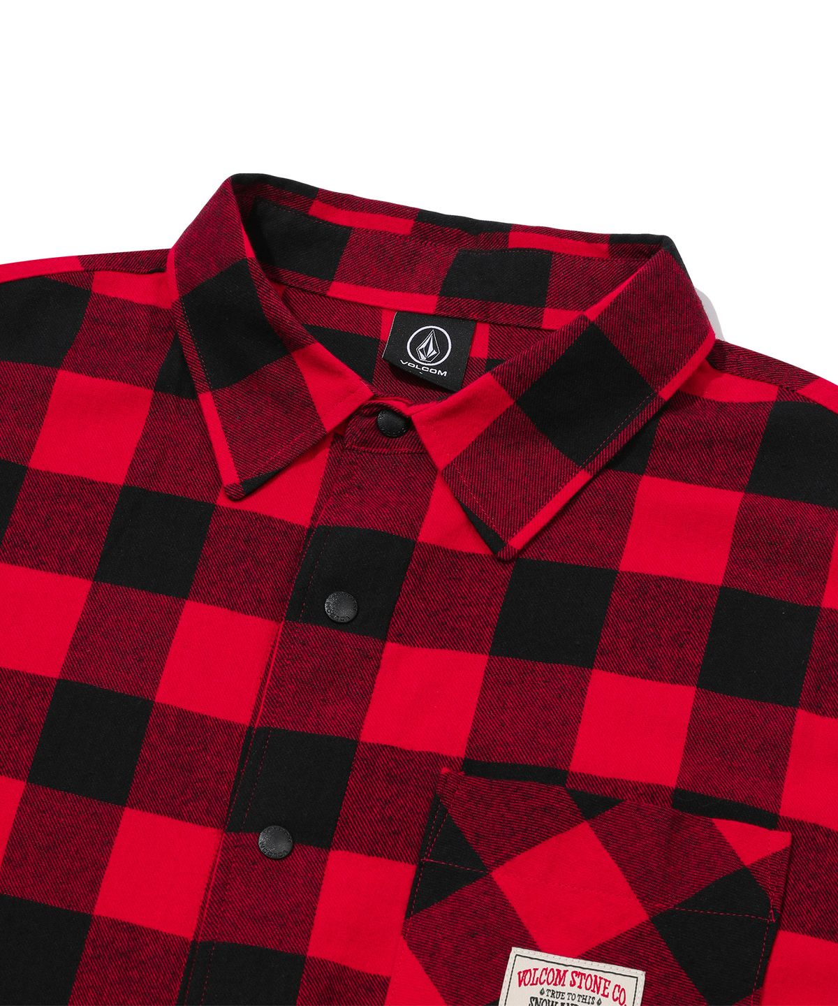 볼컴(VOLCOM) 스노우 앤 서프 플라넬 셔츠(레드)